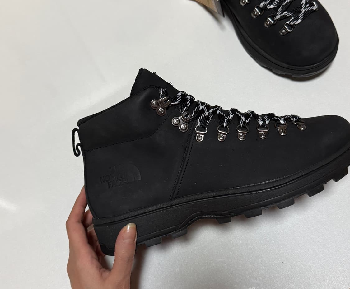노스페이스 레더 부츠 블랙 상품이미지1