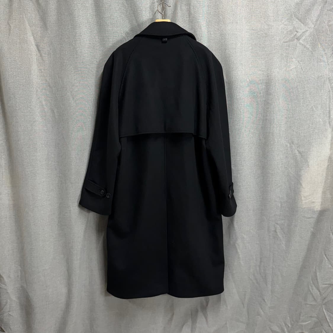 [XL] Non Blank 넌블랭크 울 캐시미어  발마칸 핸드메이드 코트 상품이미지4