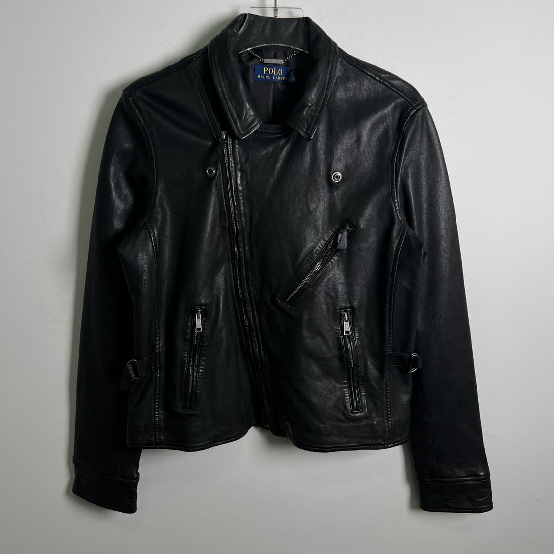 폴로 랄프로렌 램스킨 더블 라이더 자켓 L 상품이미지6