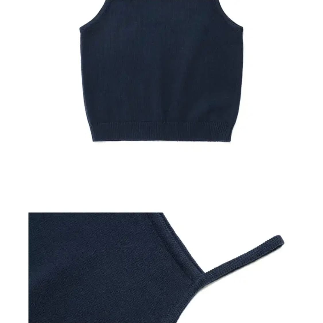 로라로라 니트 나시&가디건 세트 상품이미지5