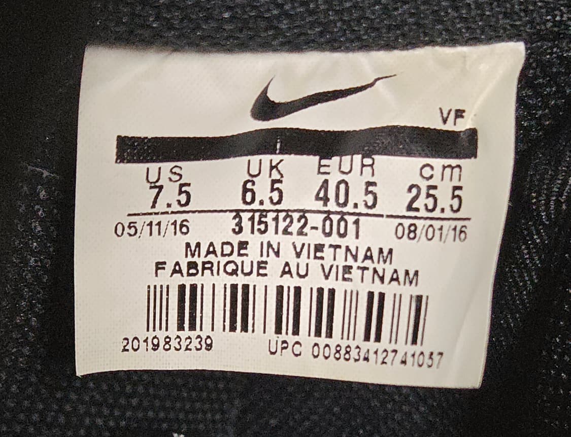 나이키 포스 로우 1 07 트리플 블랙 상품이미지8