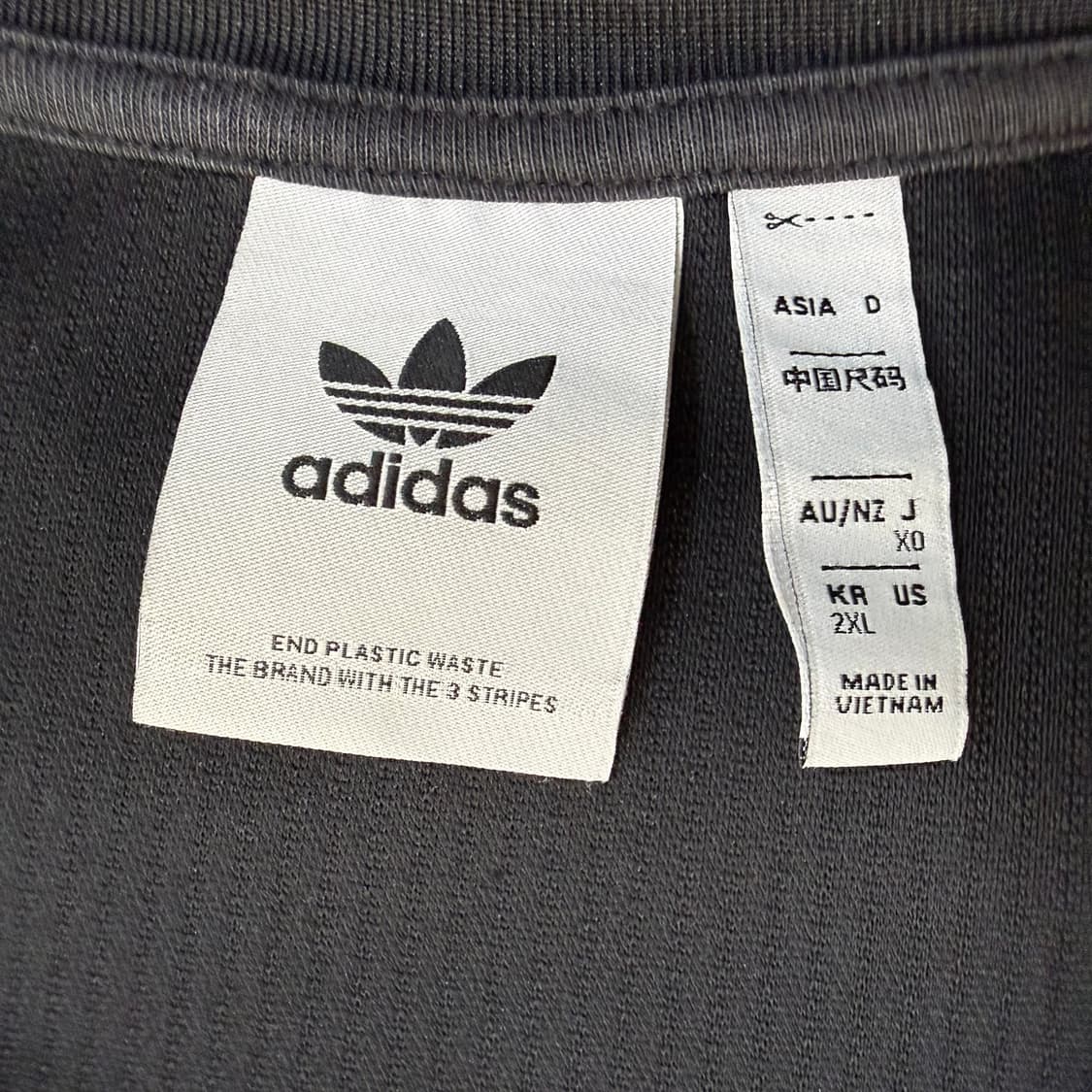 2XL 아디다스 골지 반팔 티셔츠 0512T 상품이미지3