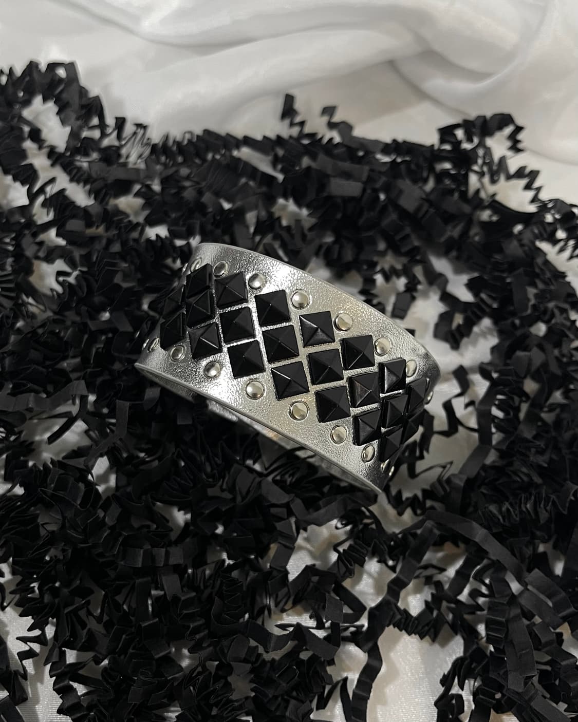 schwarzgold leather bracelet 상품이미지3