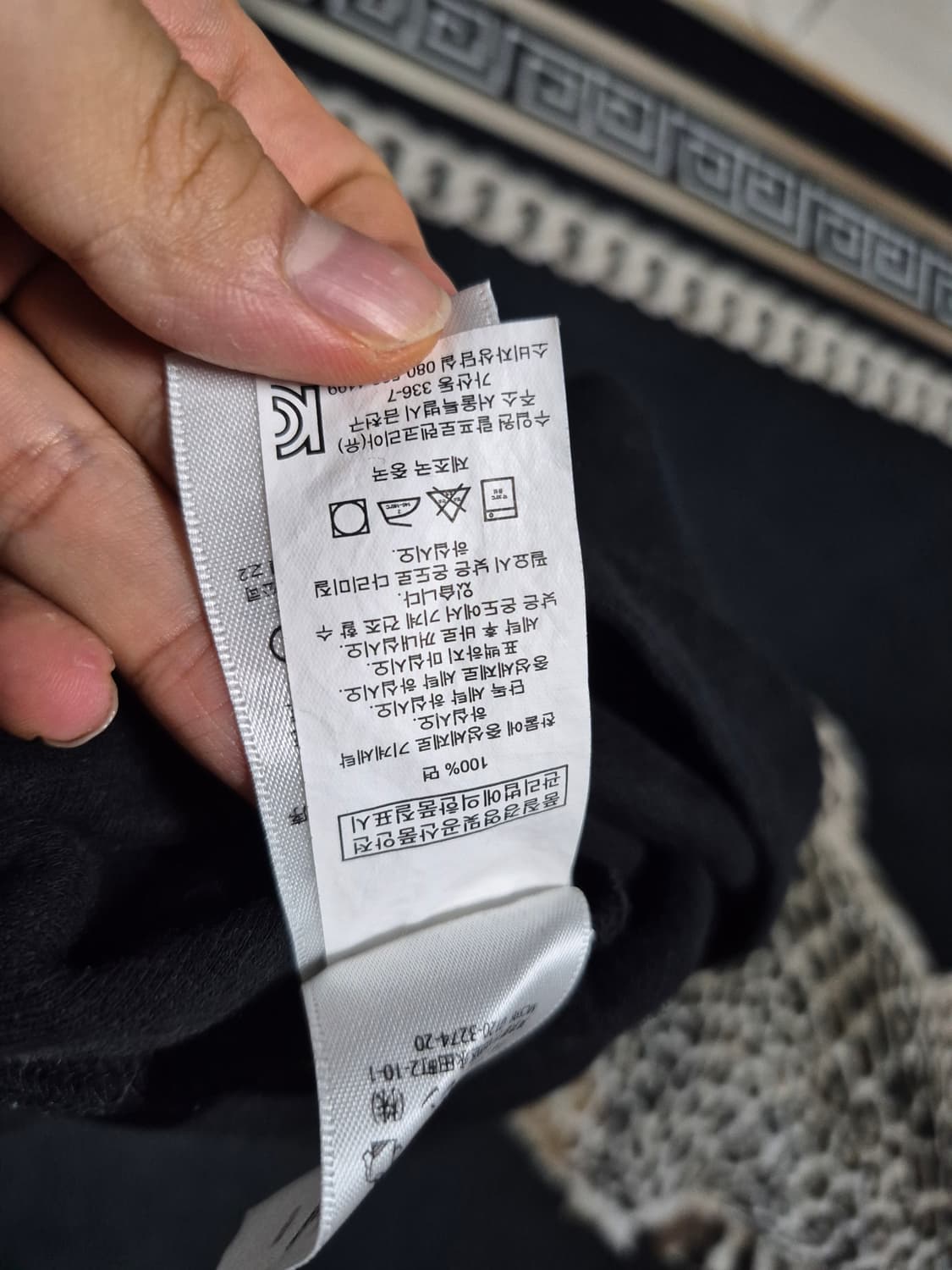 폴로 랄프로렌 쿼터 집 스웻셔츠 블랙 M 정품 상품이미지7