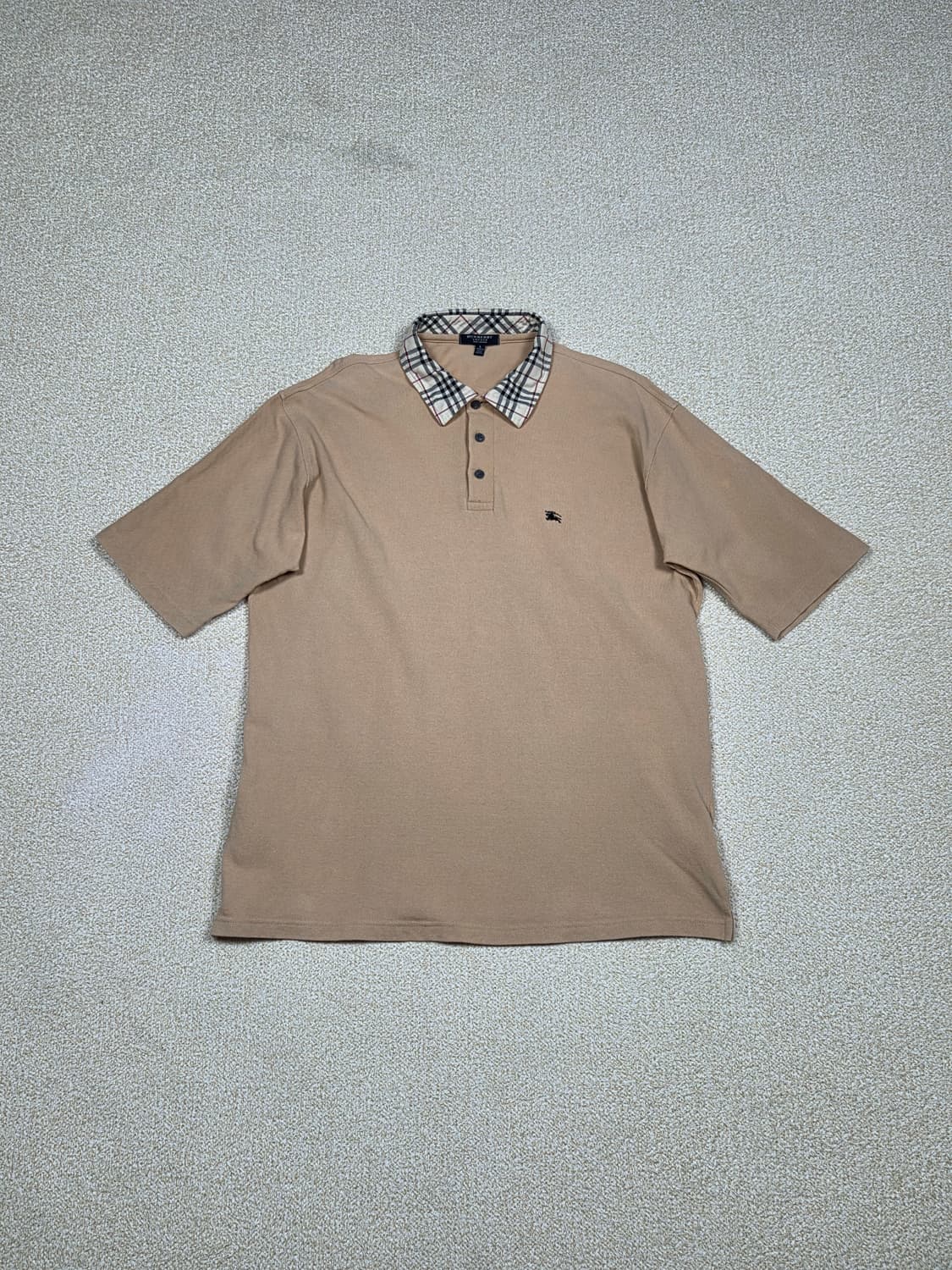 [버버리] 런던 노바체크 카라 피케 반팔 셔츠 | S00134 상품이미지1