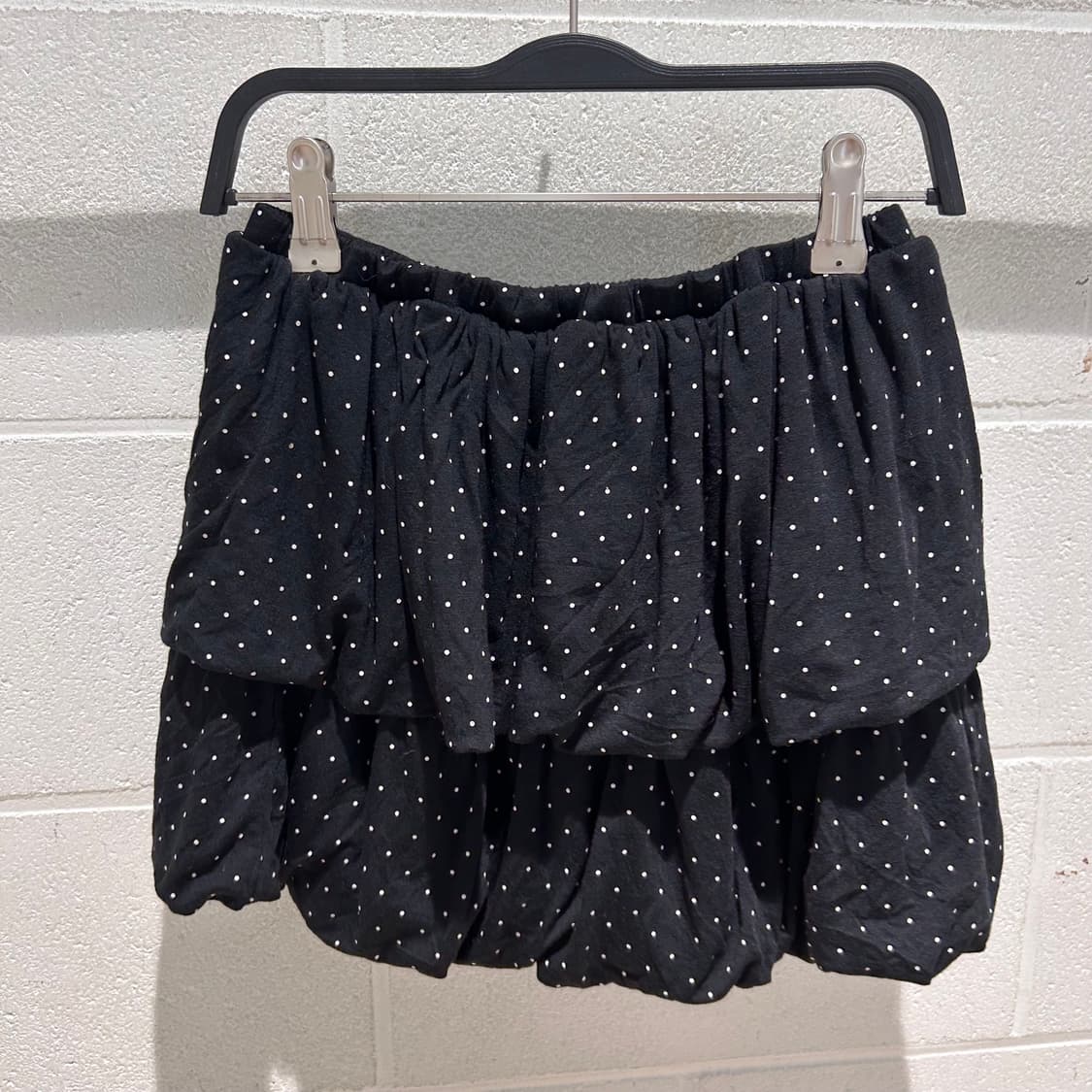 Vintage y2k Dot Balloon Skirt 상품이미지1