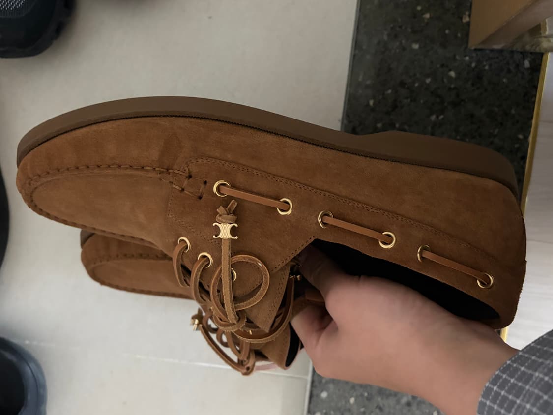 셀린느 트리오페 보트슈즈 43 상품이미지4