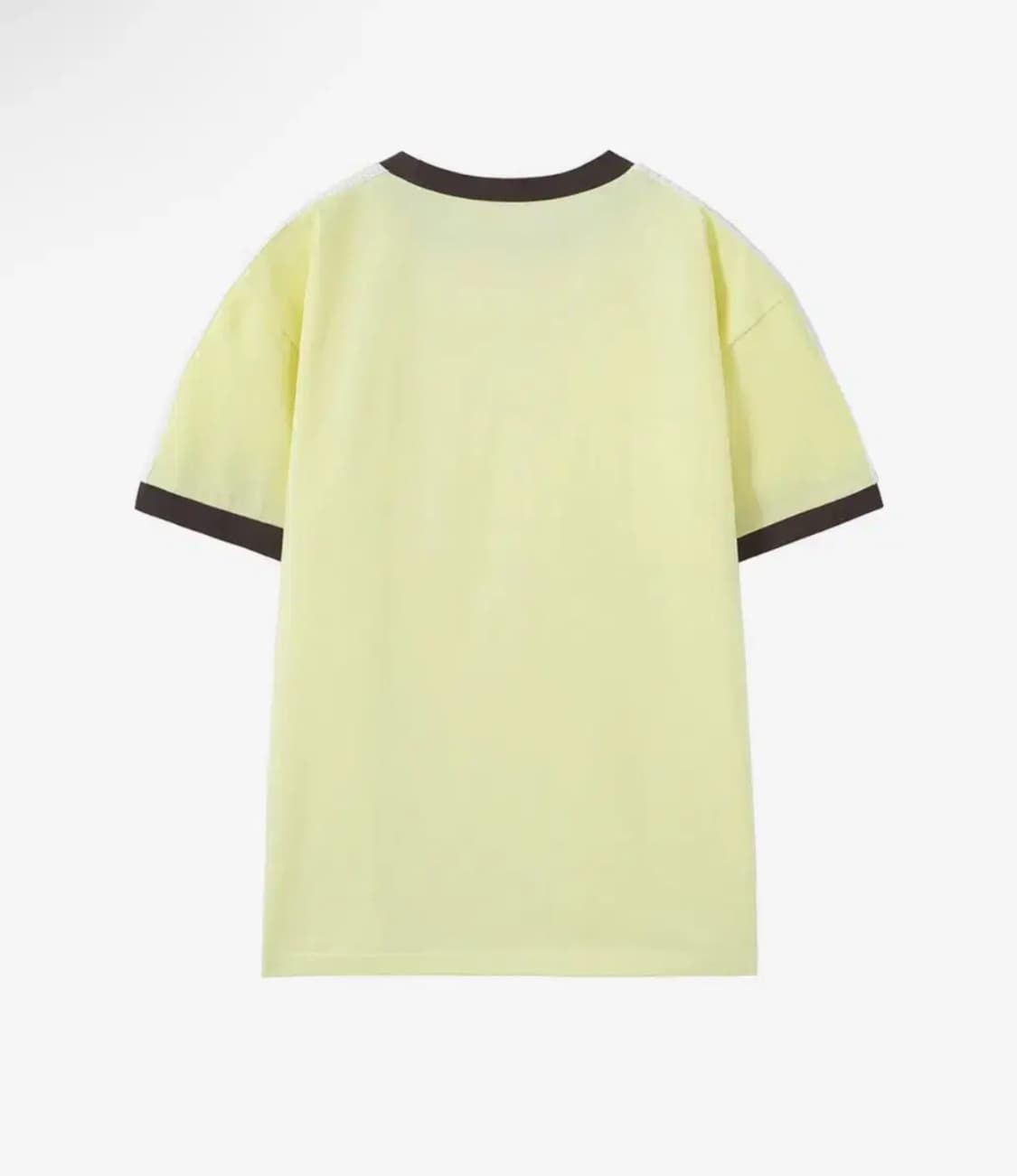 문선 레이스 유니폼 티셔츠 레몬 L 상품이미지3