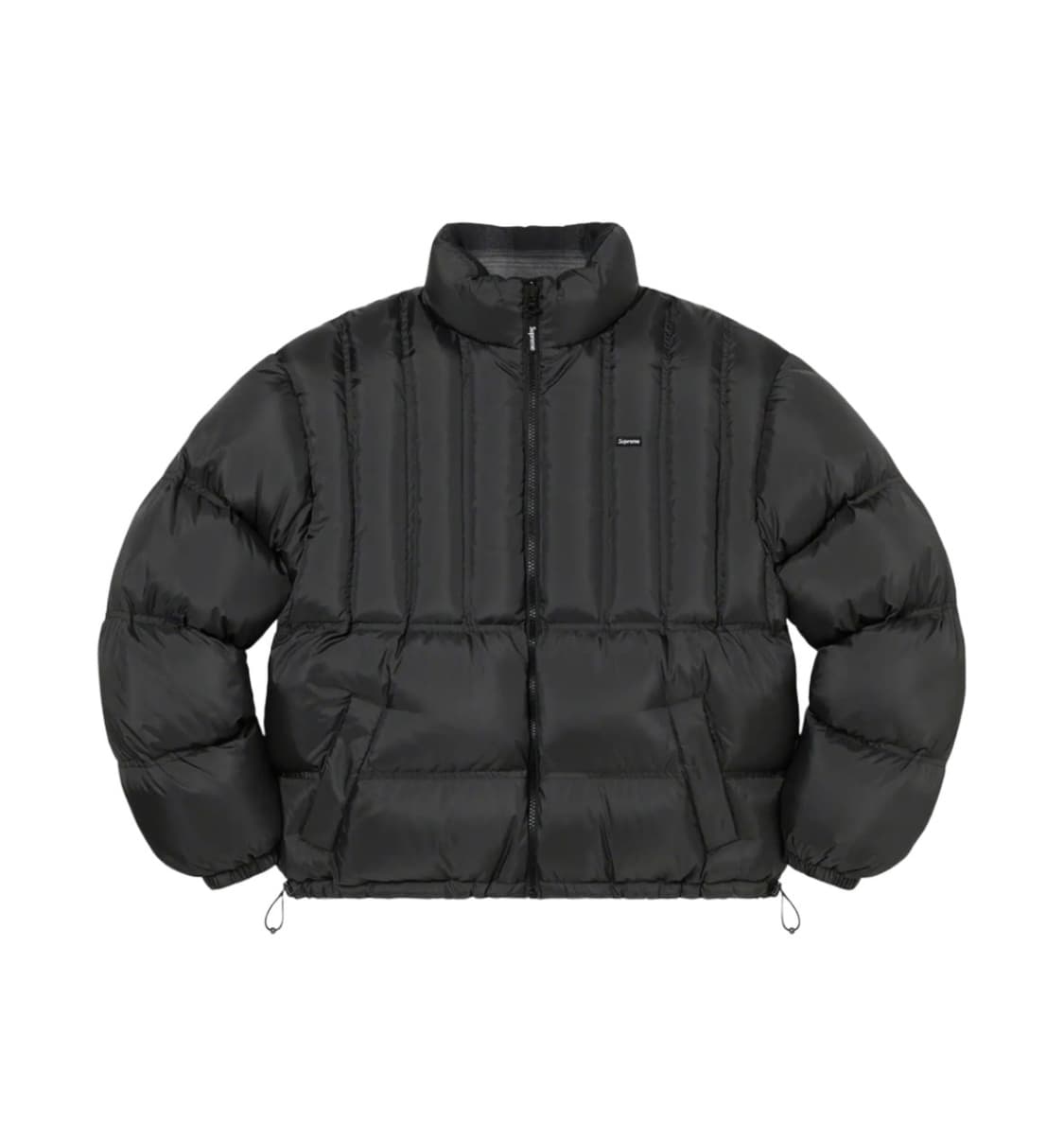 슈프림 플란넬 리버시블 푸퍼 자켓 패딩 블랙 M 상품이미지1