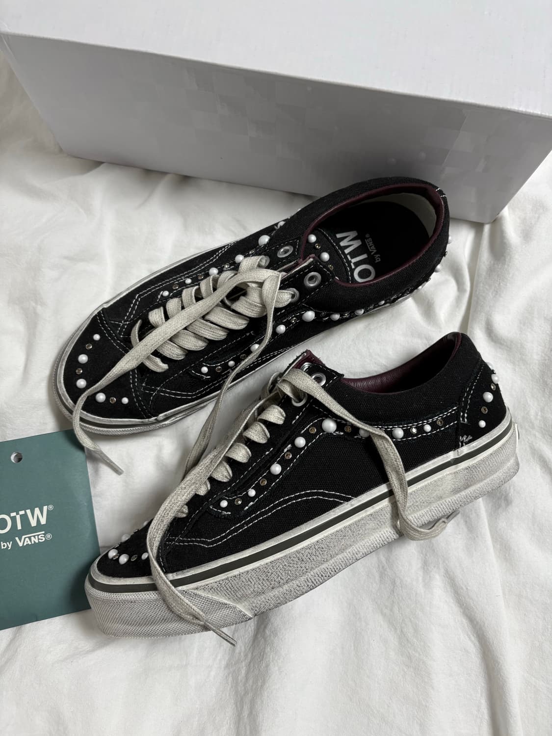 반스 OTW 올드스쿨 리이슈 36 펄라이즈드 블랙 상품이미지1