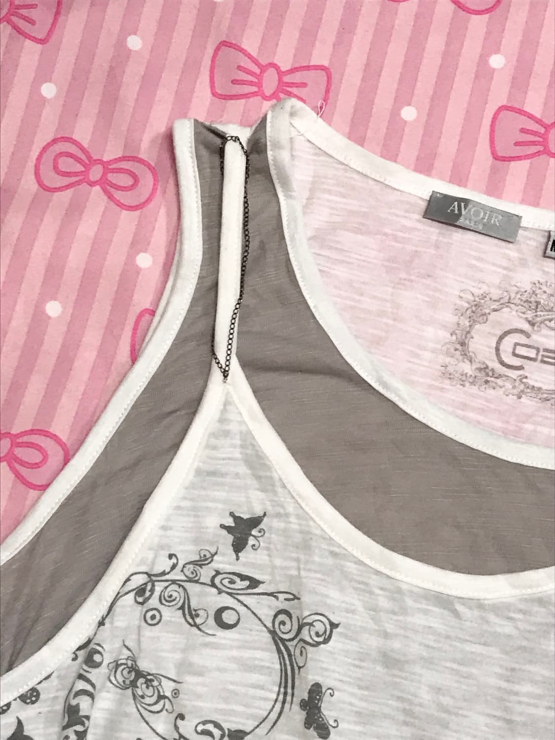 오리엔탈 펑크 나비 체인 레이어드 나시 상품이미지5