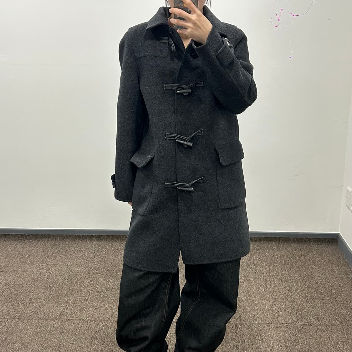 Guess 게스 차콜 떡볶이 코트 상품이미지1