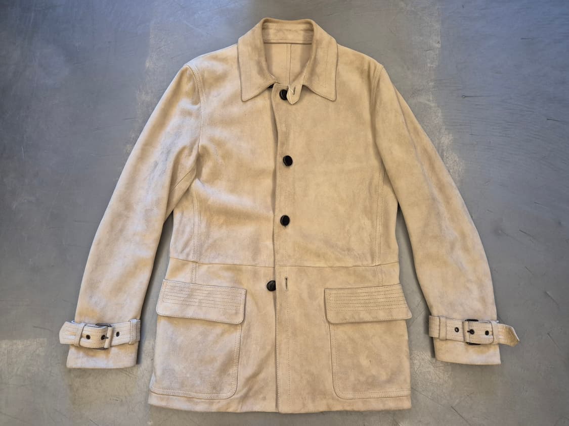 90s BALLY 램스킨 스웨이드 자켓 상품이미지1