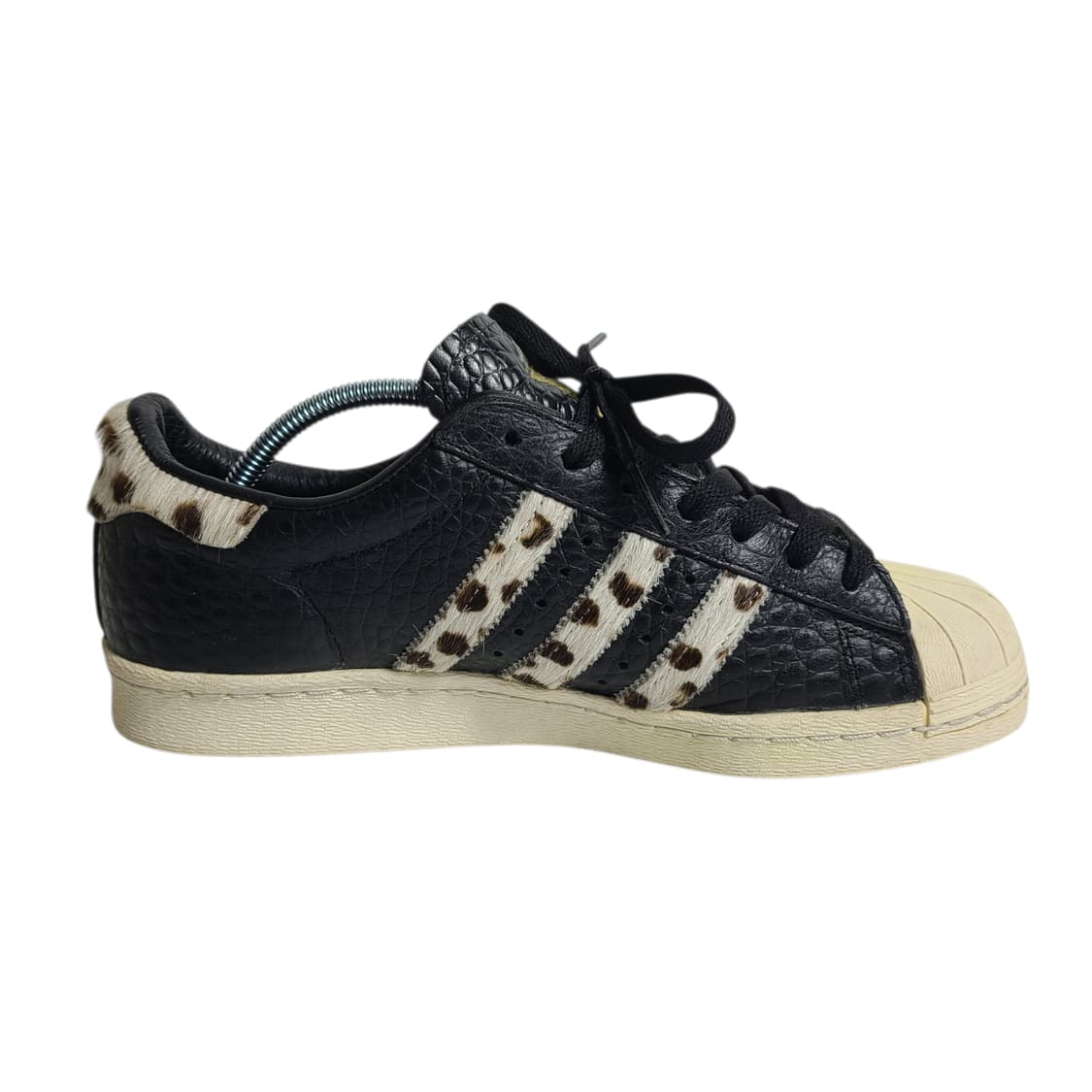 245) ADIDAS 아디다스 80s 슈퍼스타 애니멀 블랙 상품이미지4