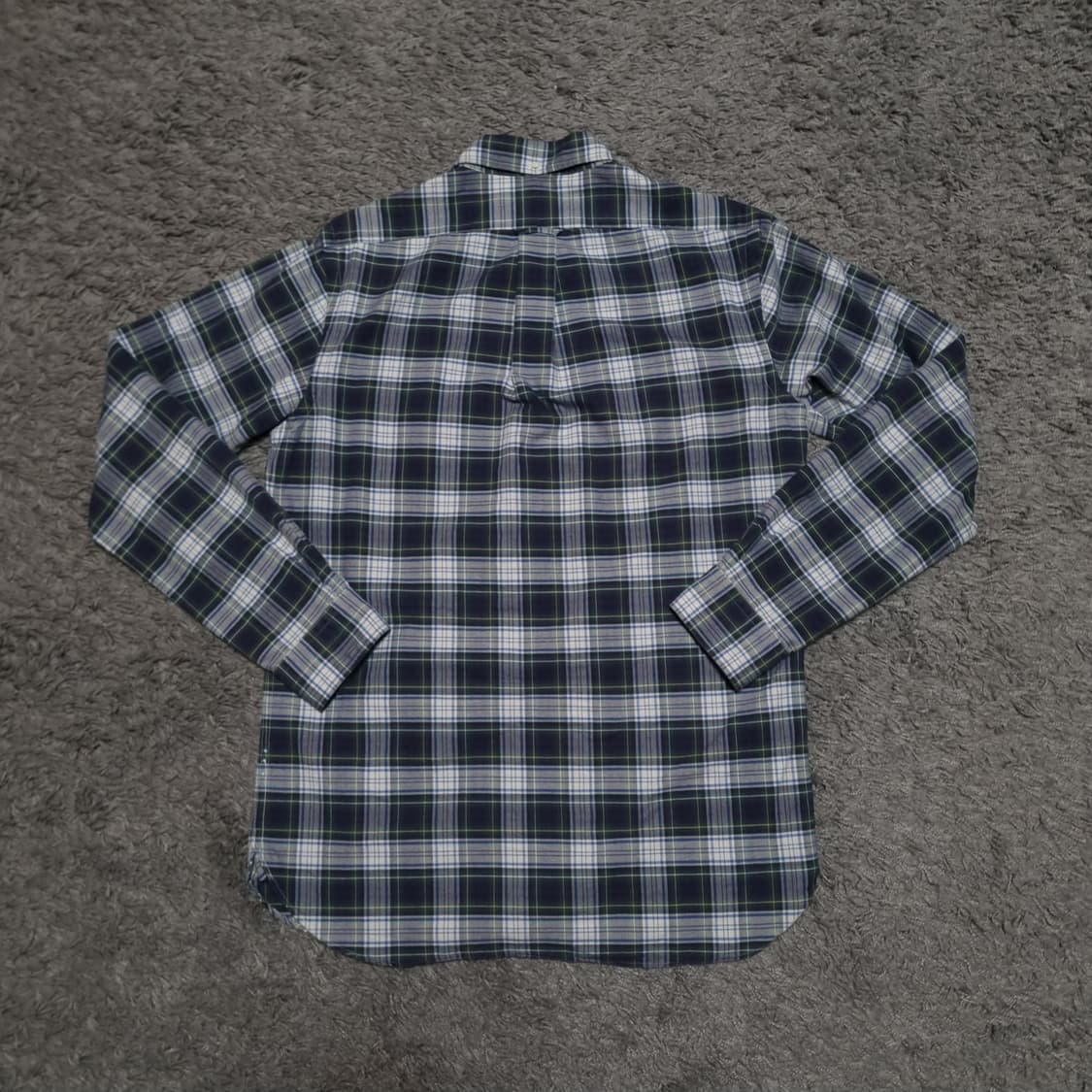 폴로 랄프로렌 체크 셔츠 하프 아노락 S 95 긴팔 빈티지 상품이미지2
