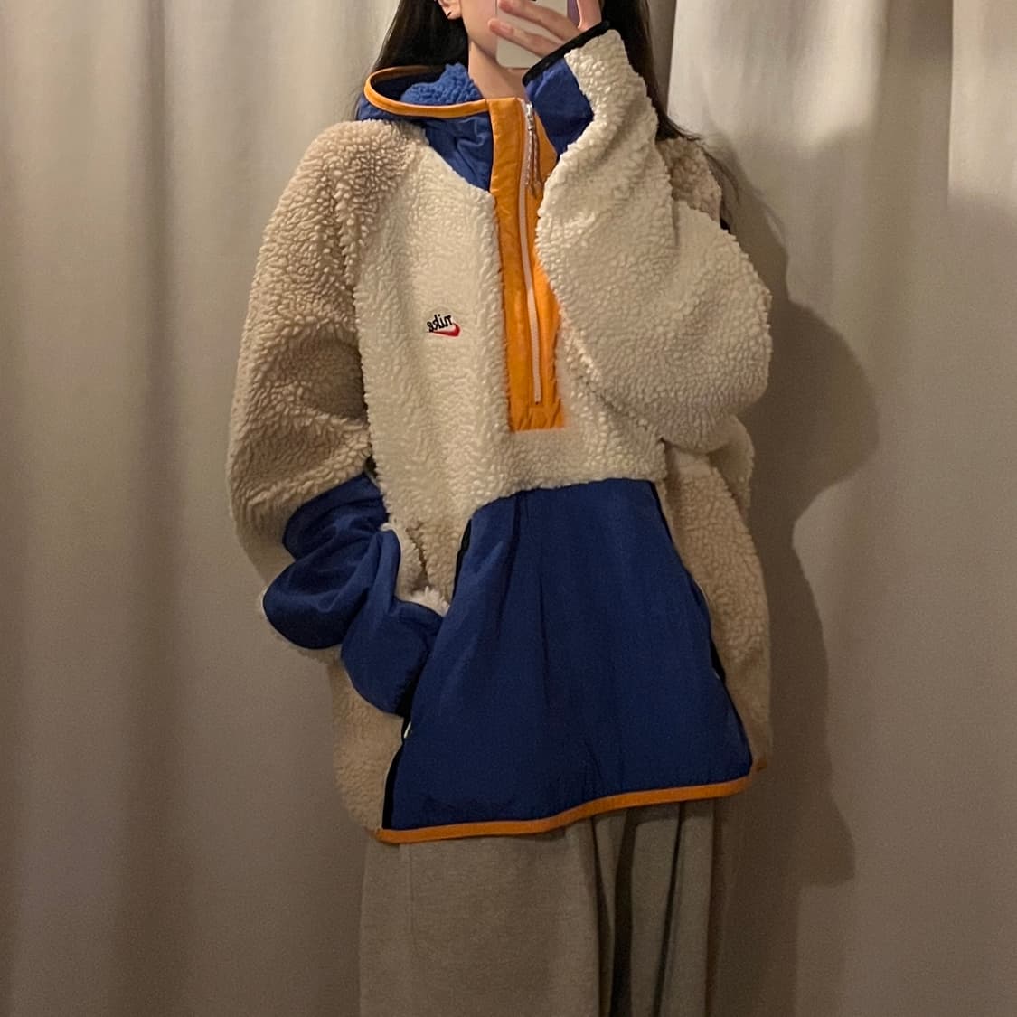 나이키 헤리티지 후드 하프집업 상품이미지1