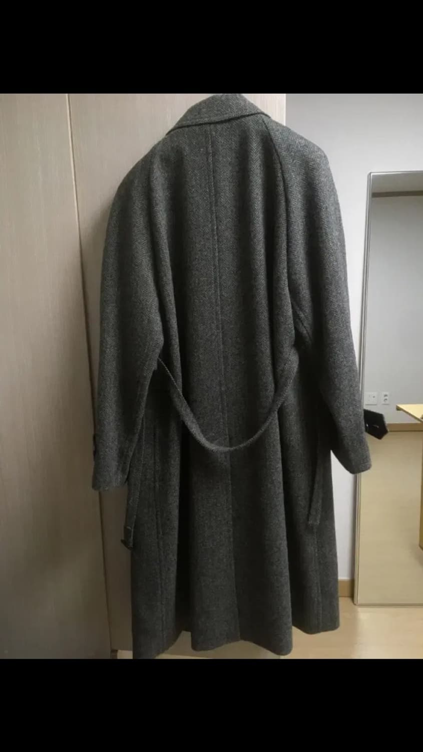 Alte 알테 헤링본 울 롱코트 상품이미지5