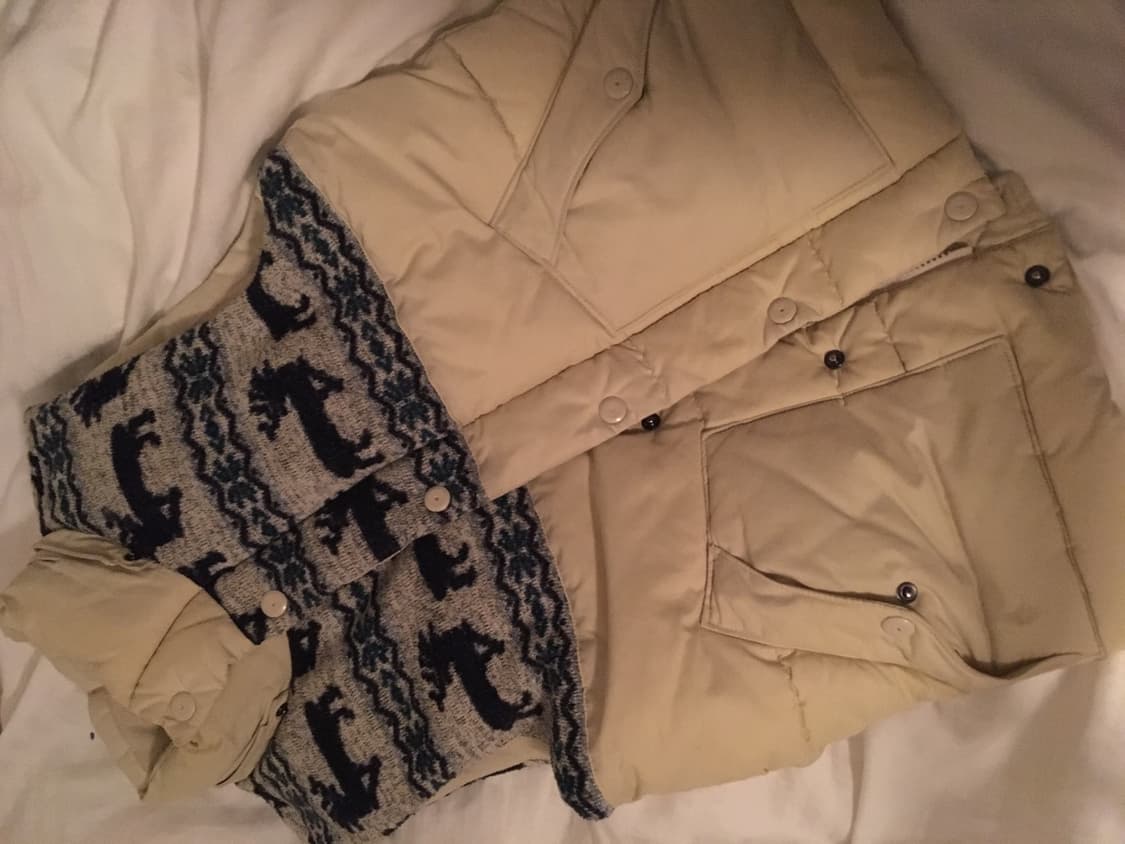 빈티지 모리 노르딕 패딩조끼 상품이미지4