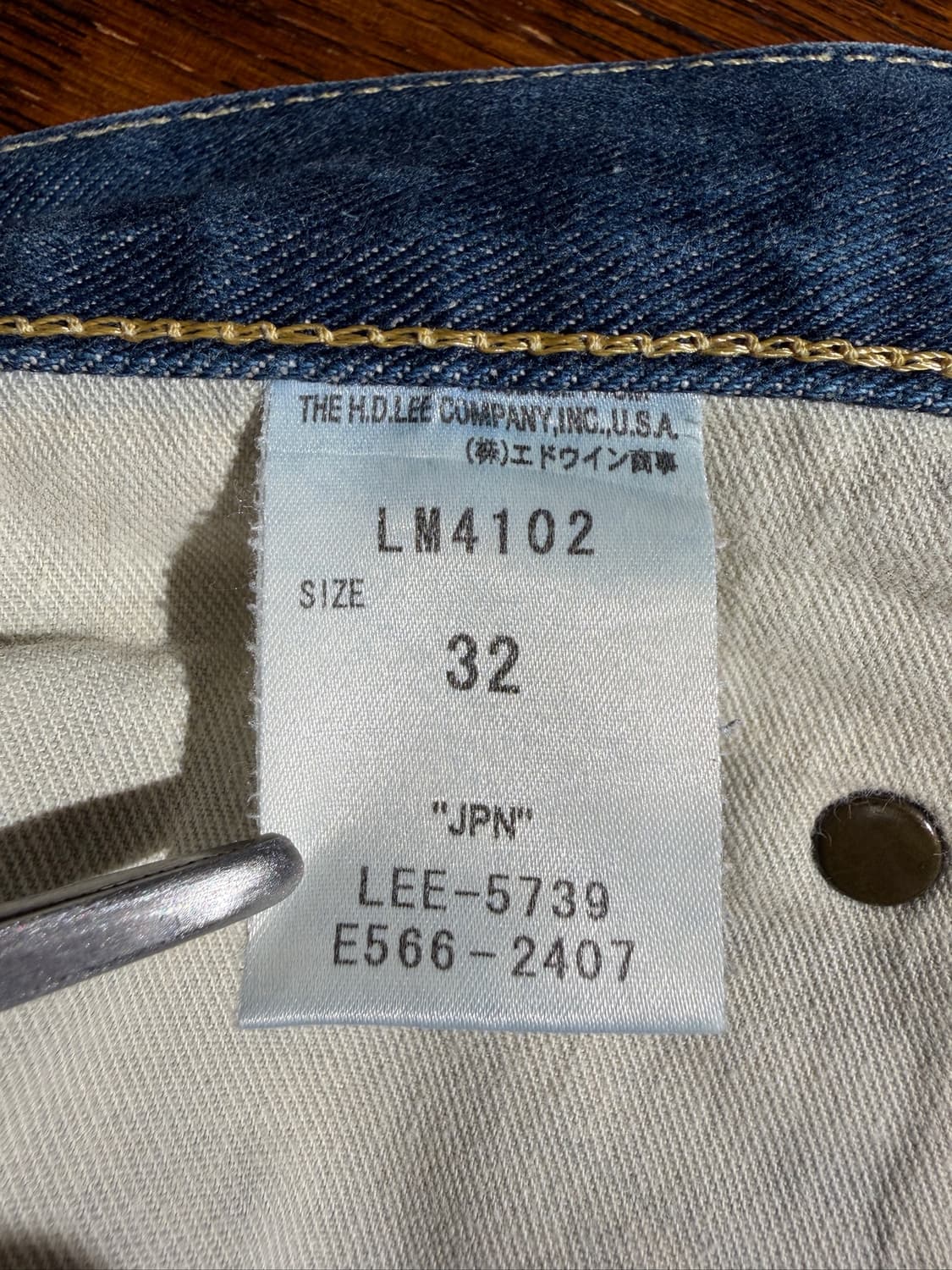 Lee AMERICAN RIDERS (33, Made In Japan) 상품이미지9