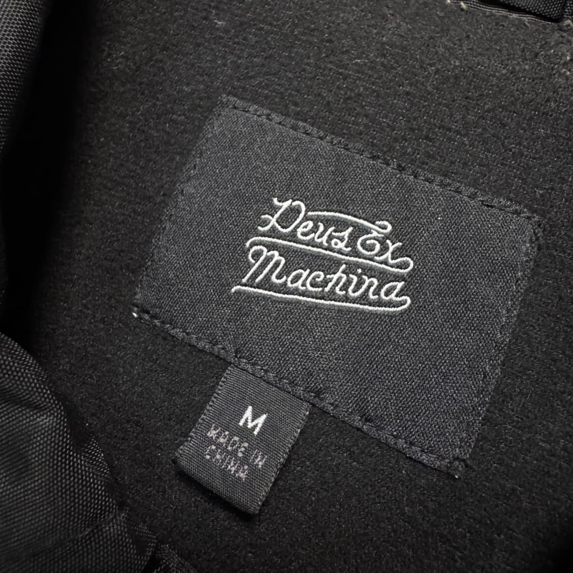 Name : 데우스 빈티지 스크레치 디테일 블랙컬러 코치자켓 :)  상품이미지6