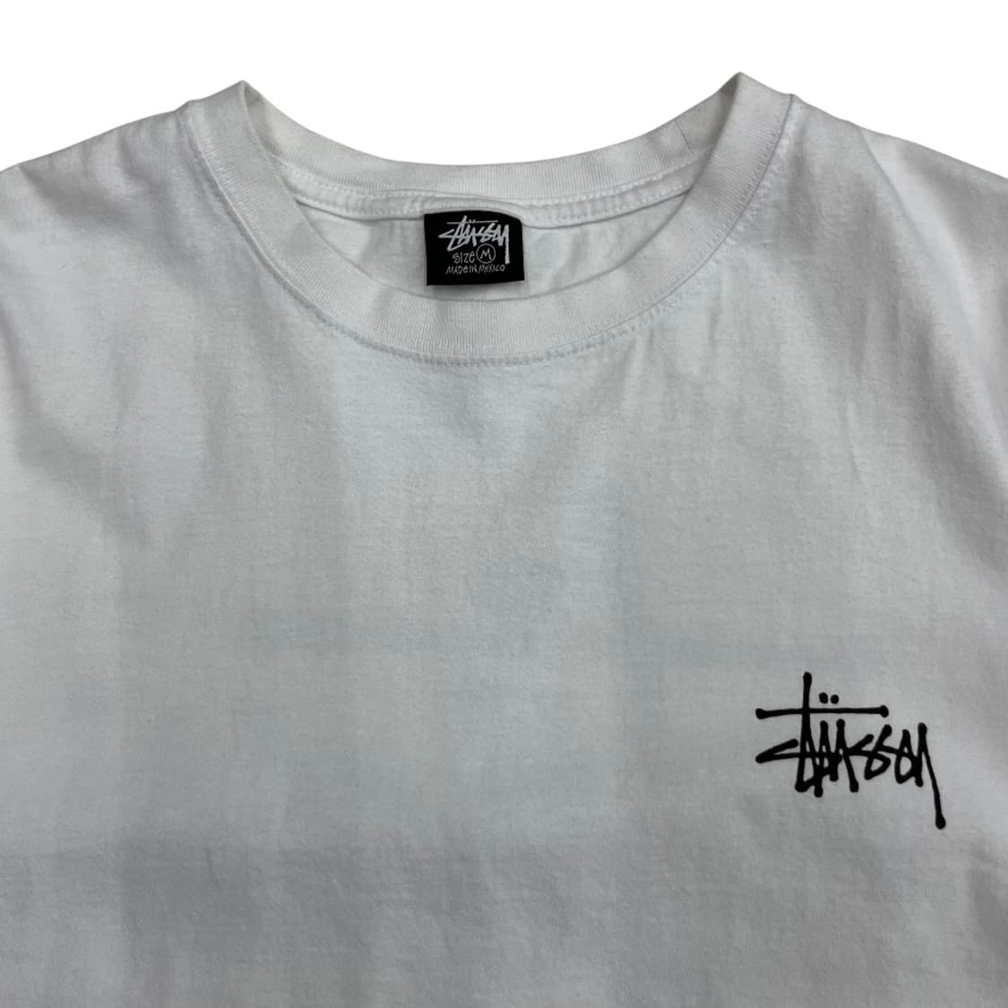 스투시 화이트 반팔 M 상품이미지5