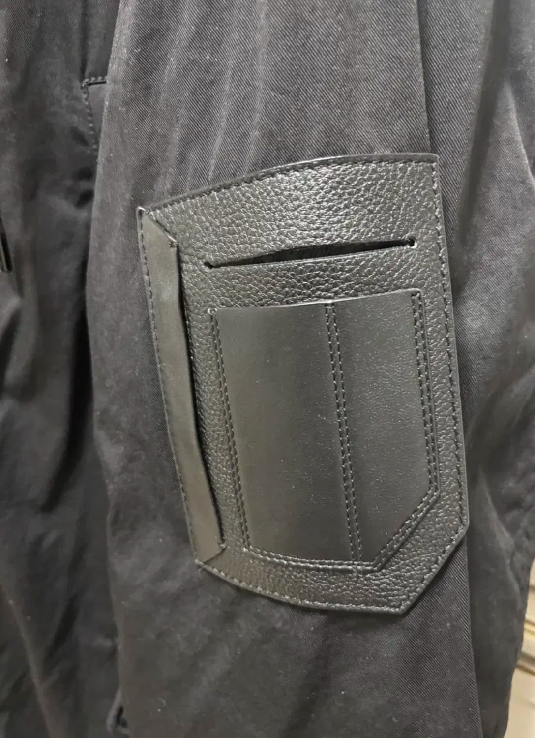 준지 양털 롱패딩 블랙 46 상품이미지7