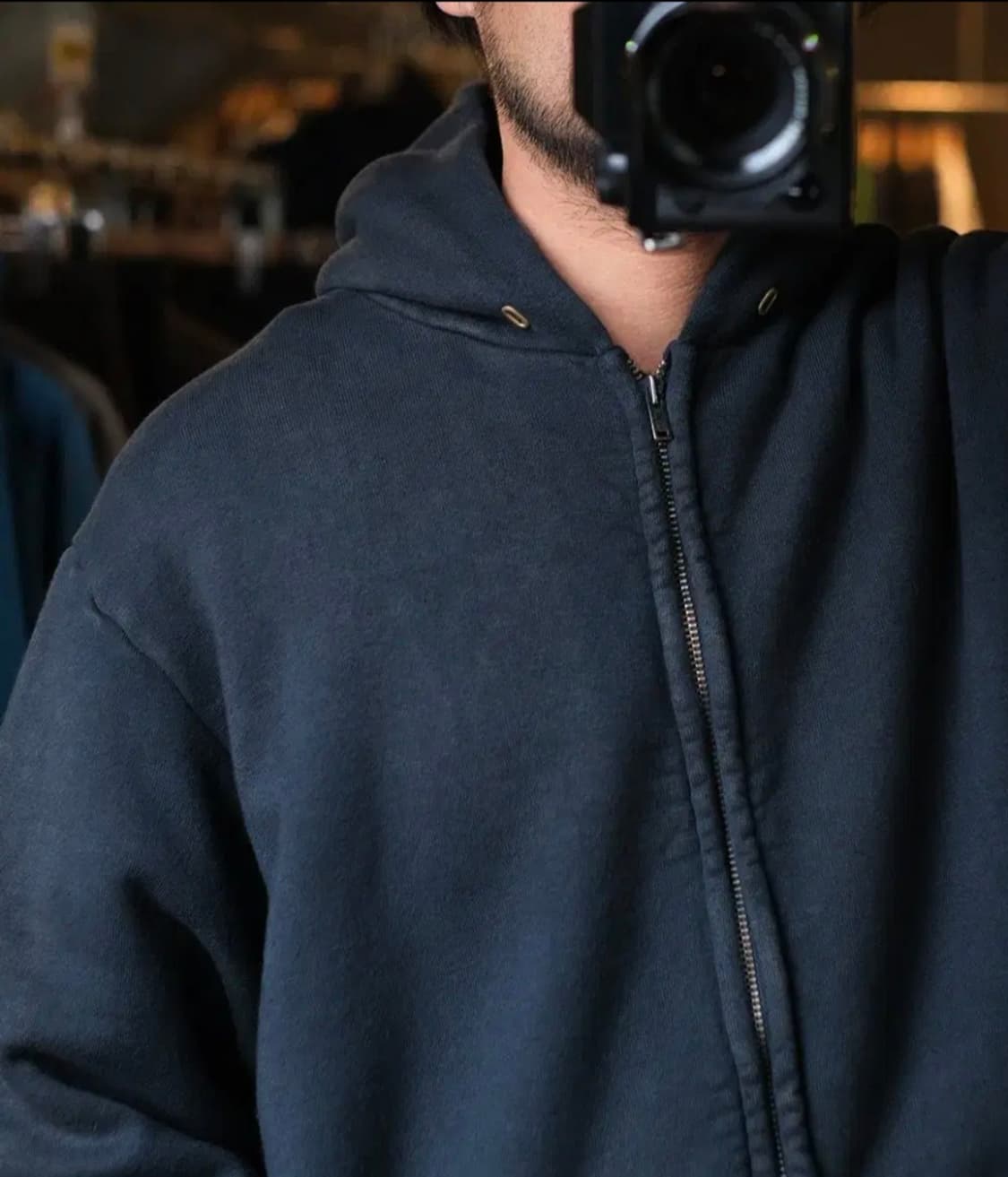 25ss 아프레쎄 빈티지 후드집업 블랙 2사이즈 판매합니다 상품이미지5