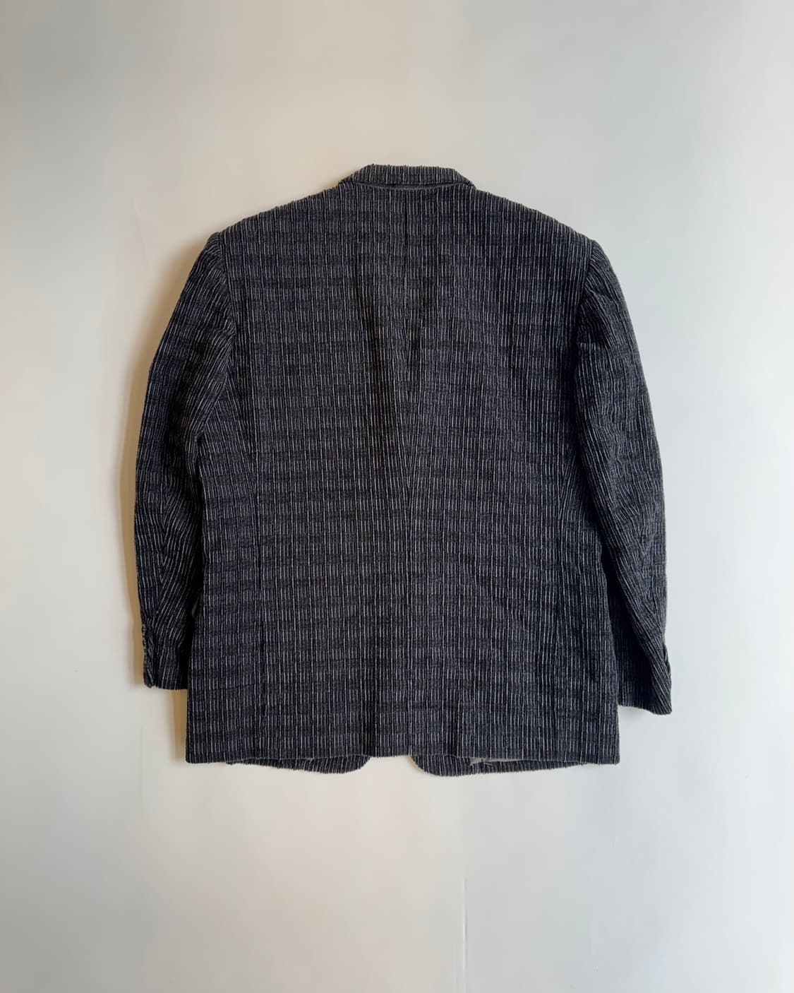 Textured Charcoal Patterned Blazer 상품이미지2