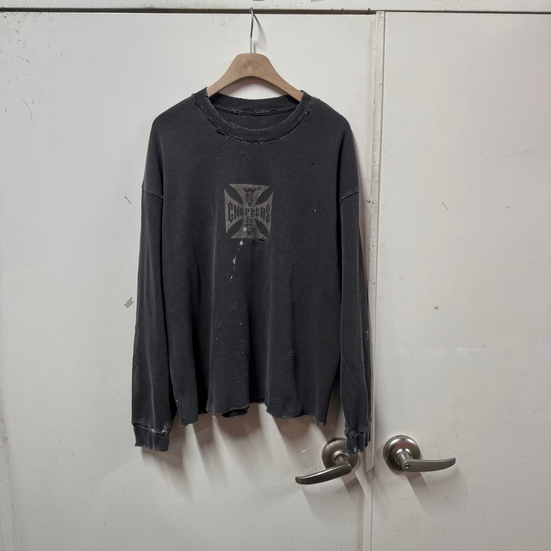 빈티지 웨스트 와플긴팔 상품이미지1