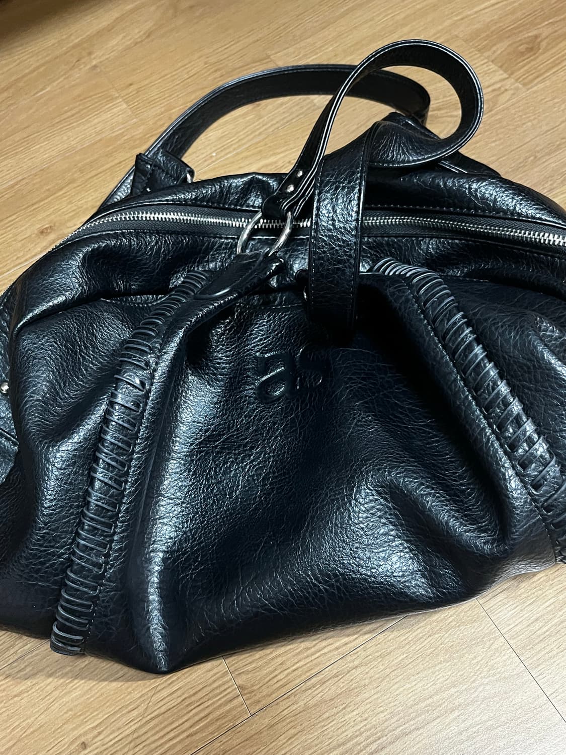 애즈온 보니타 빅백 블랙 상품이미지5