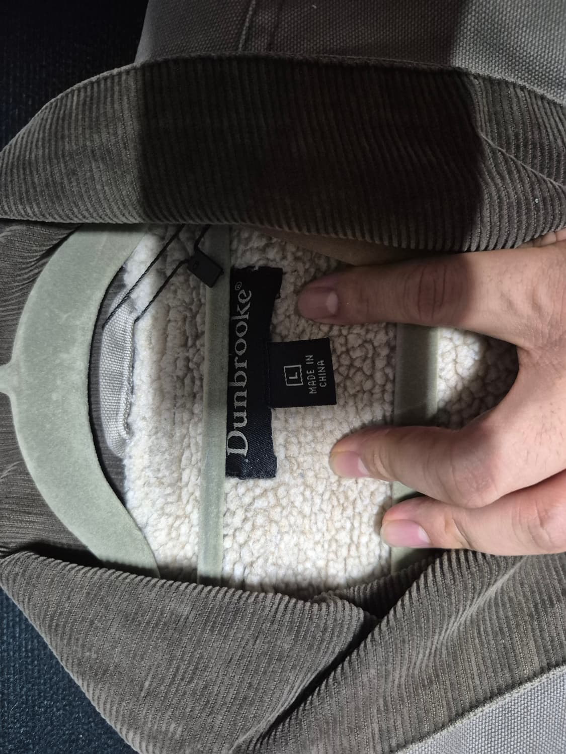 90's DUNBROOK 셰르파 라인드 워크 초어 자켓 L 상품이미지3