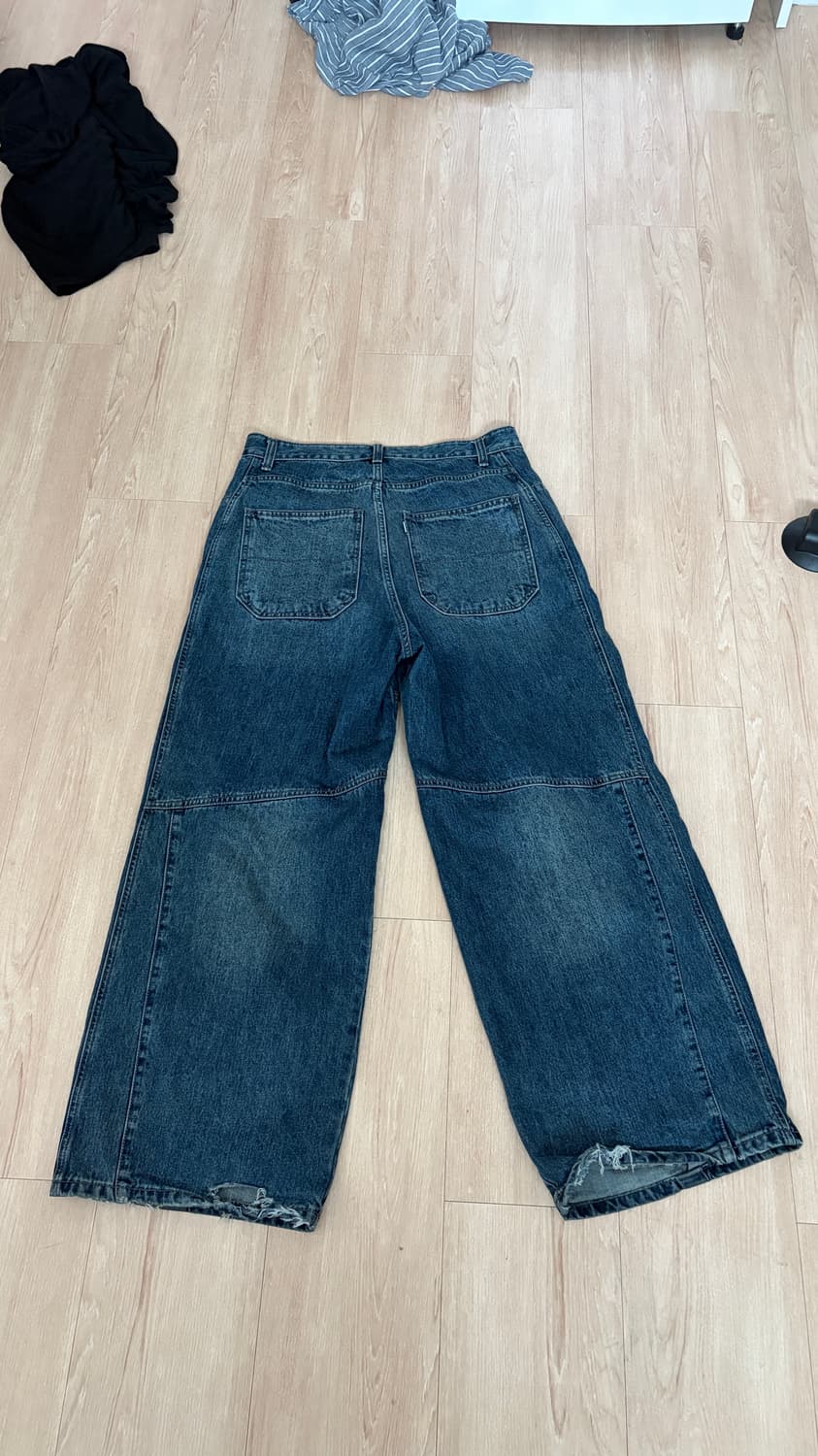 해칭룸 와이드 라인 진 블루 4  상품이미지3