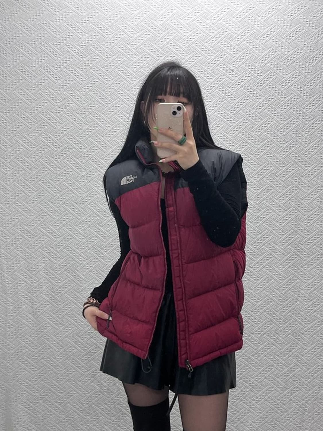 노스페이스 700 눕시 레트로 구스다운 패딩조끼 M C09281 상품이미지2