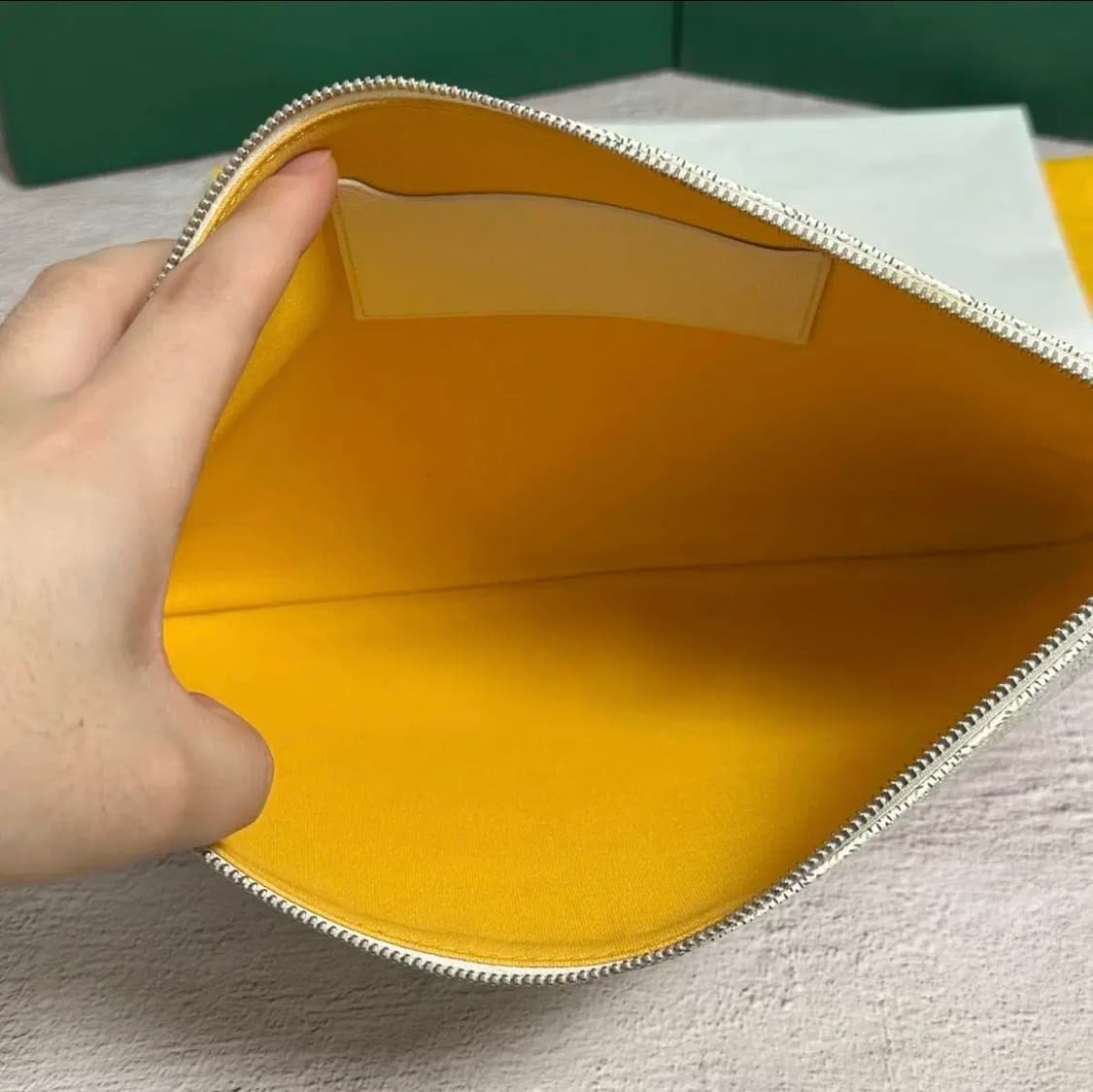 [MM] 고야드 세나 클러치 스페셜화이트 상품이미지3