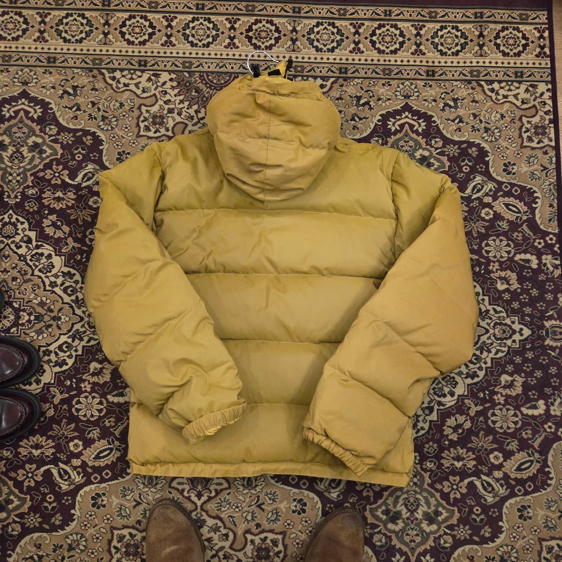크레센트 다운웍스 패딩 다운스웨터 머스타드 L 상품이미지4