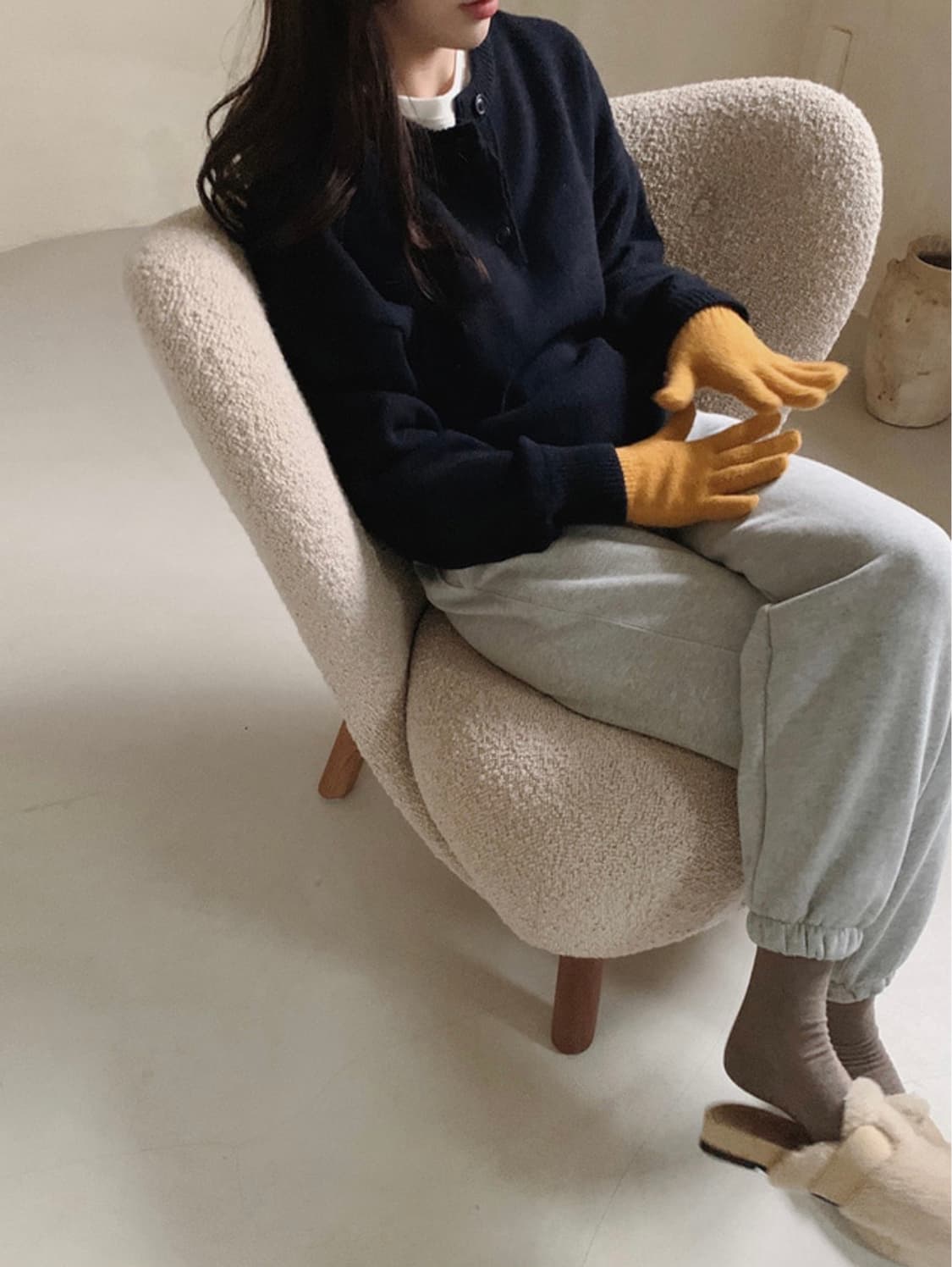 (박풀, 새상품) 슬로우앤드 WOOL 70% 원터장갑 울장갑 겨울장갑 상품이미지1