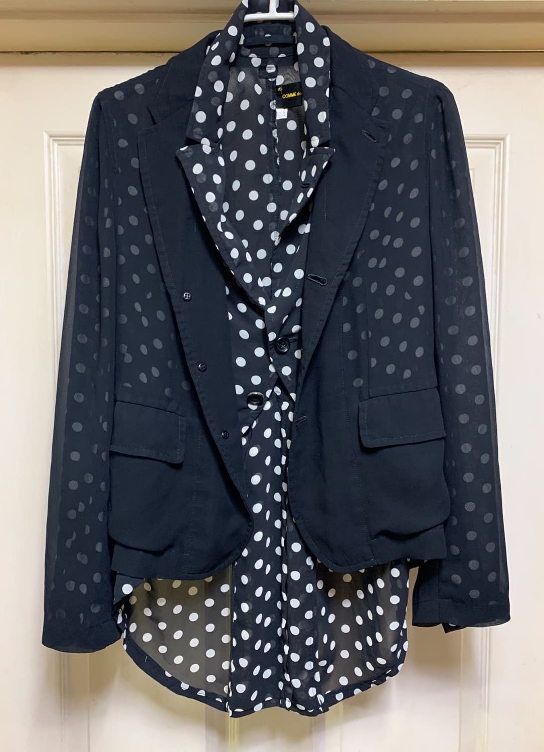 BLACK by CDG 2010/AW 레이어드 재킷(S 사이즈) 상품이미지1