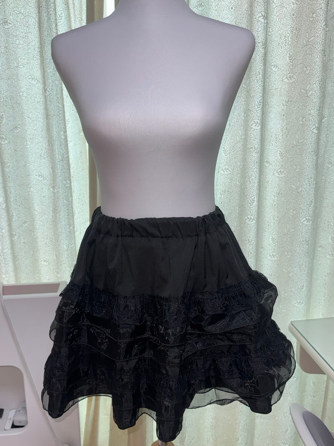 (새상품) lace tiered skirt 상품이미지1