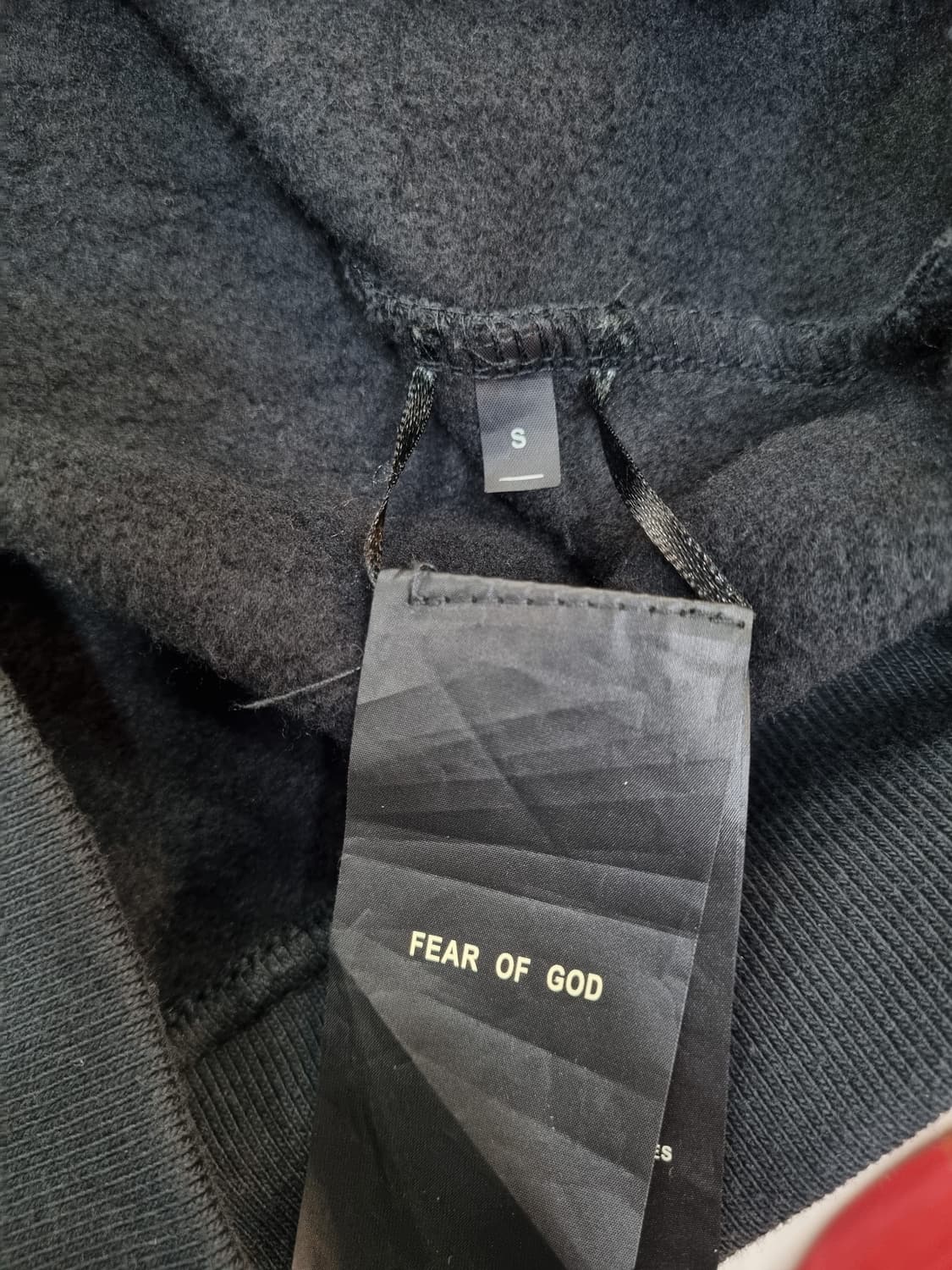 피어오브갓 베이스볼 후드티 블랙 S 상품이미지6