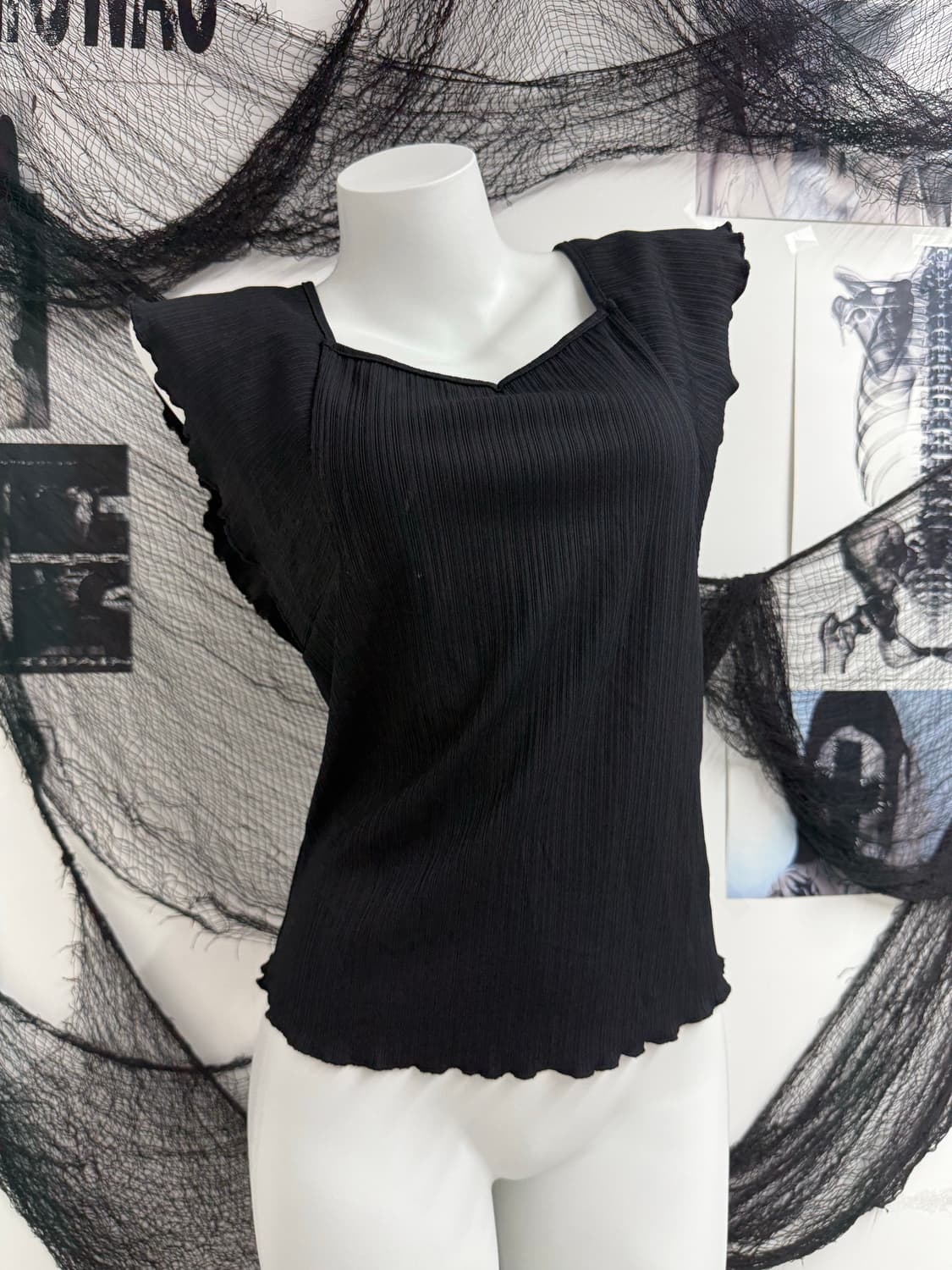 Back string detail sleeveless 상품이미지2
