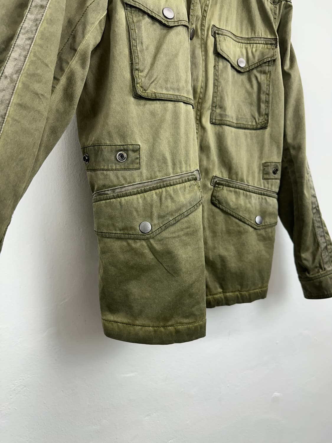 Diesel Washed Cotton Biker Jacket 상품이미지4