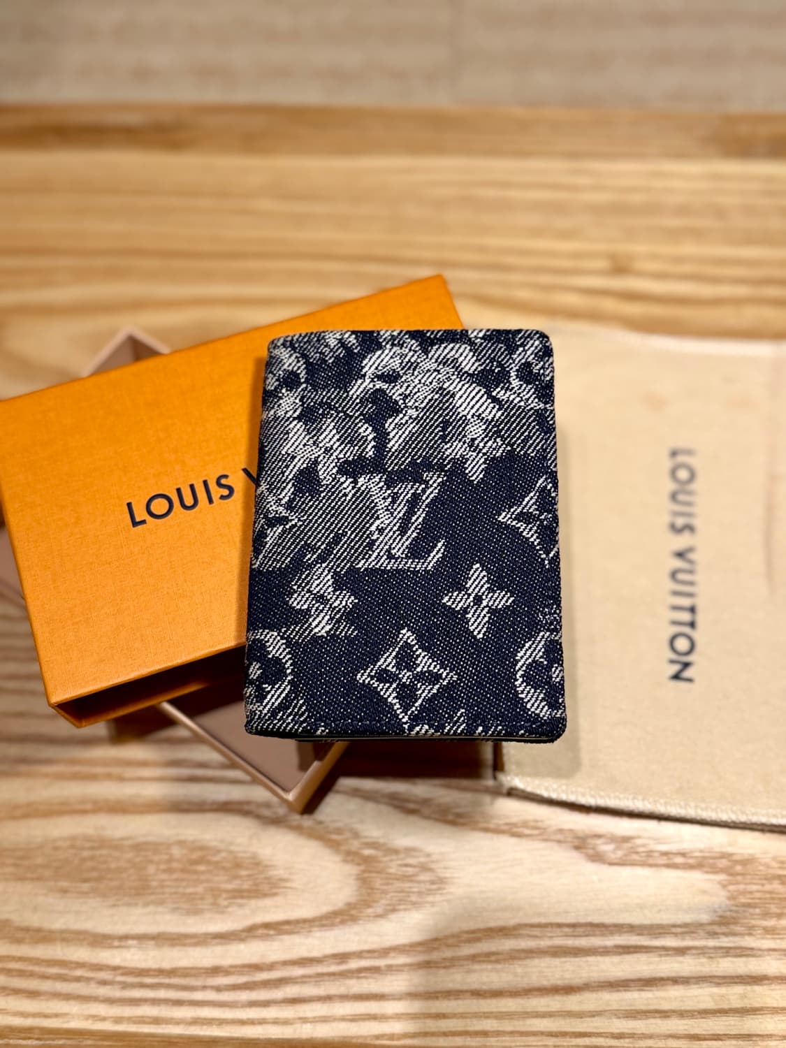 루이비통 오거나이저 테피스트리 데님 한정판 카드지갑 상품이미지1
