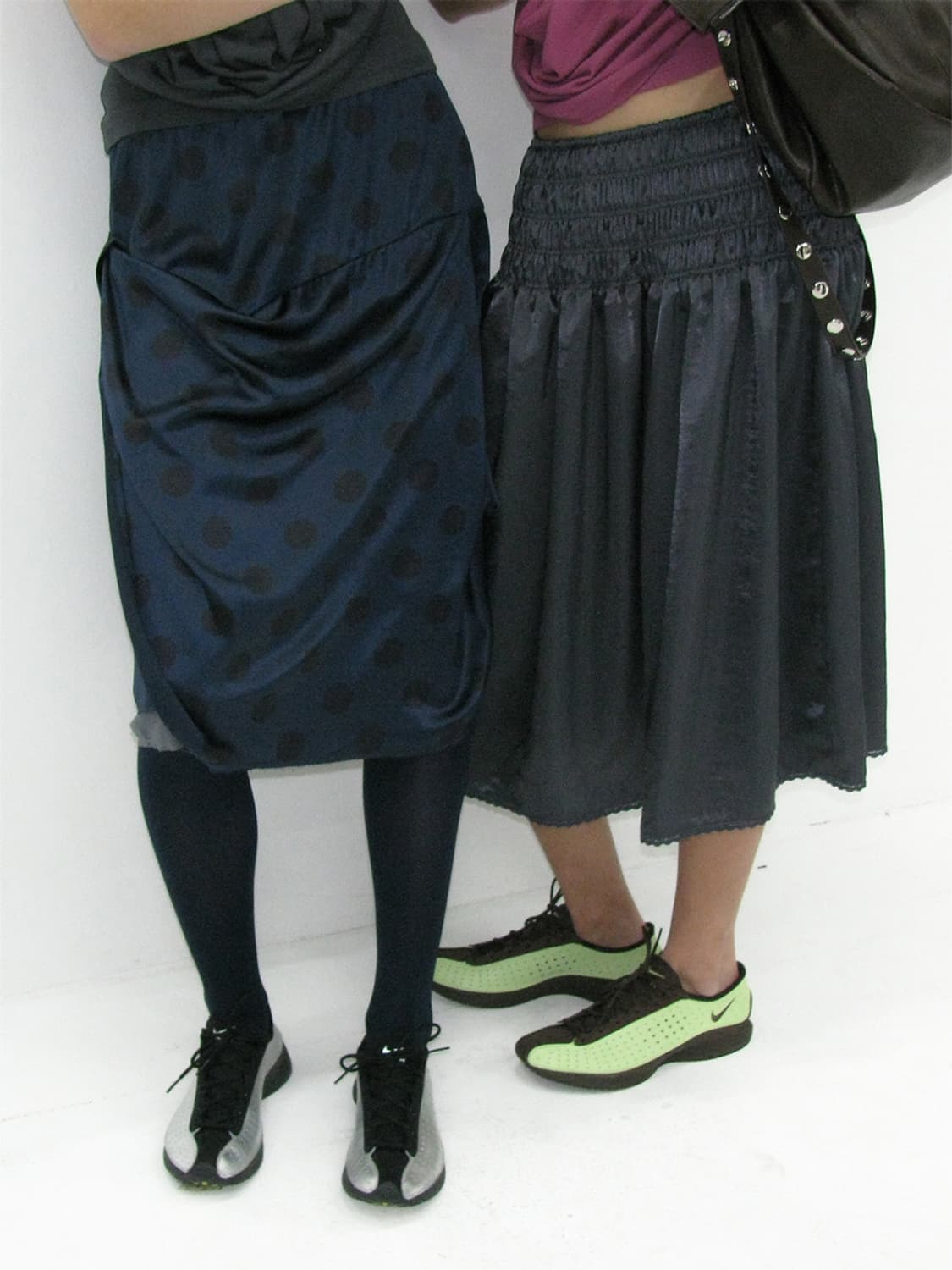 파르티멘토 우먼 DOT MIDI SKIRT NAVY 상품이미지4