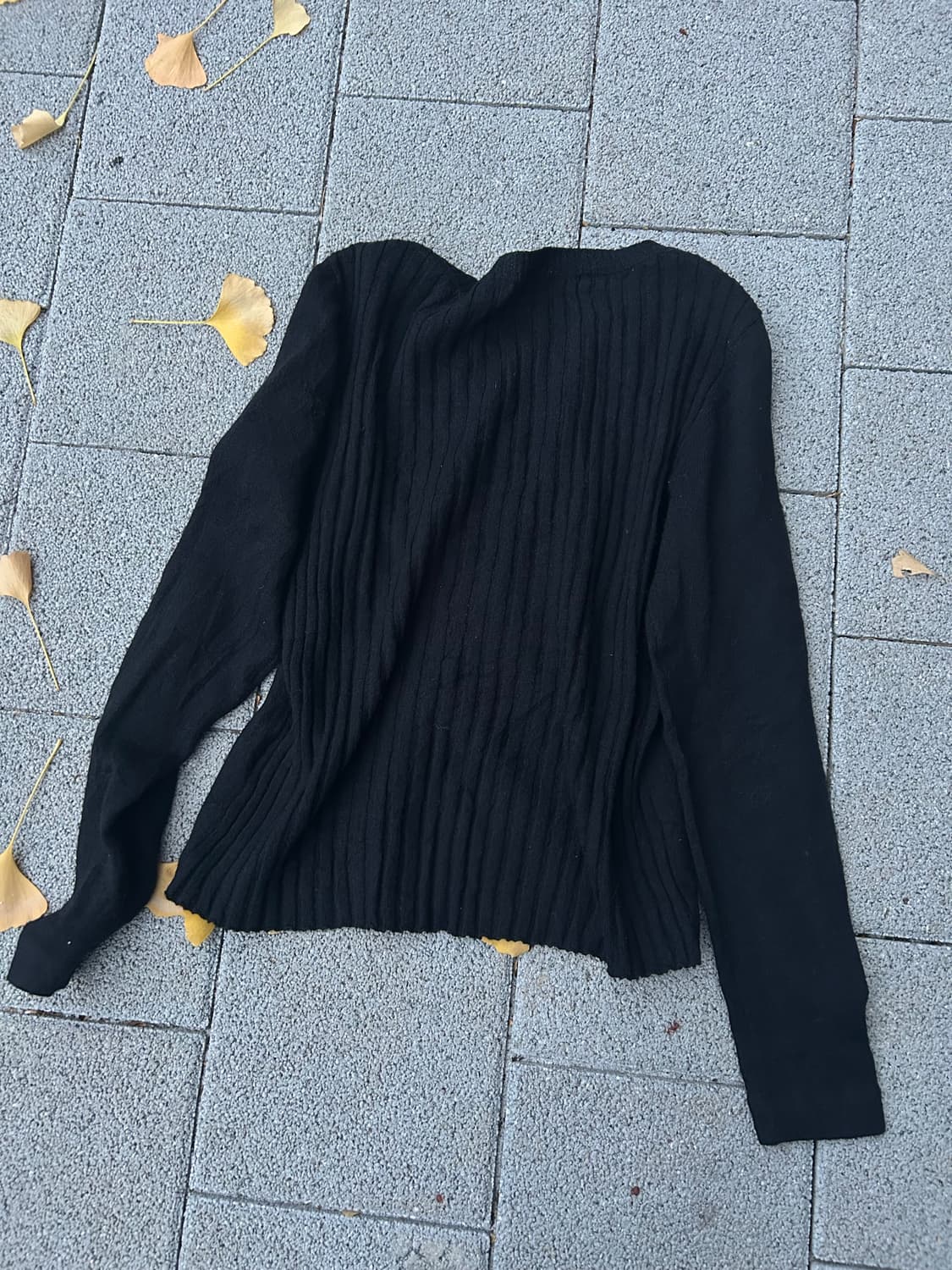 2000s HIroco bis 니혼진 블랙 니트  상품이미지3