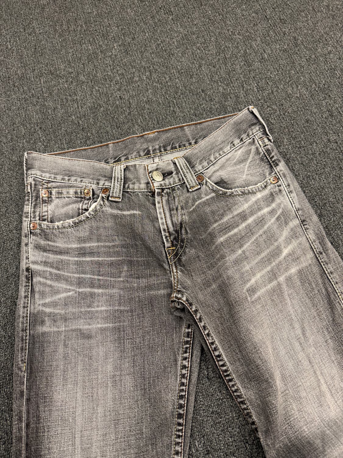 32)리바이스 빈티지 워싱 502 그레이 데님팬츠 상품이미지2