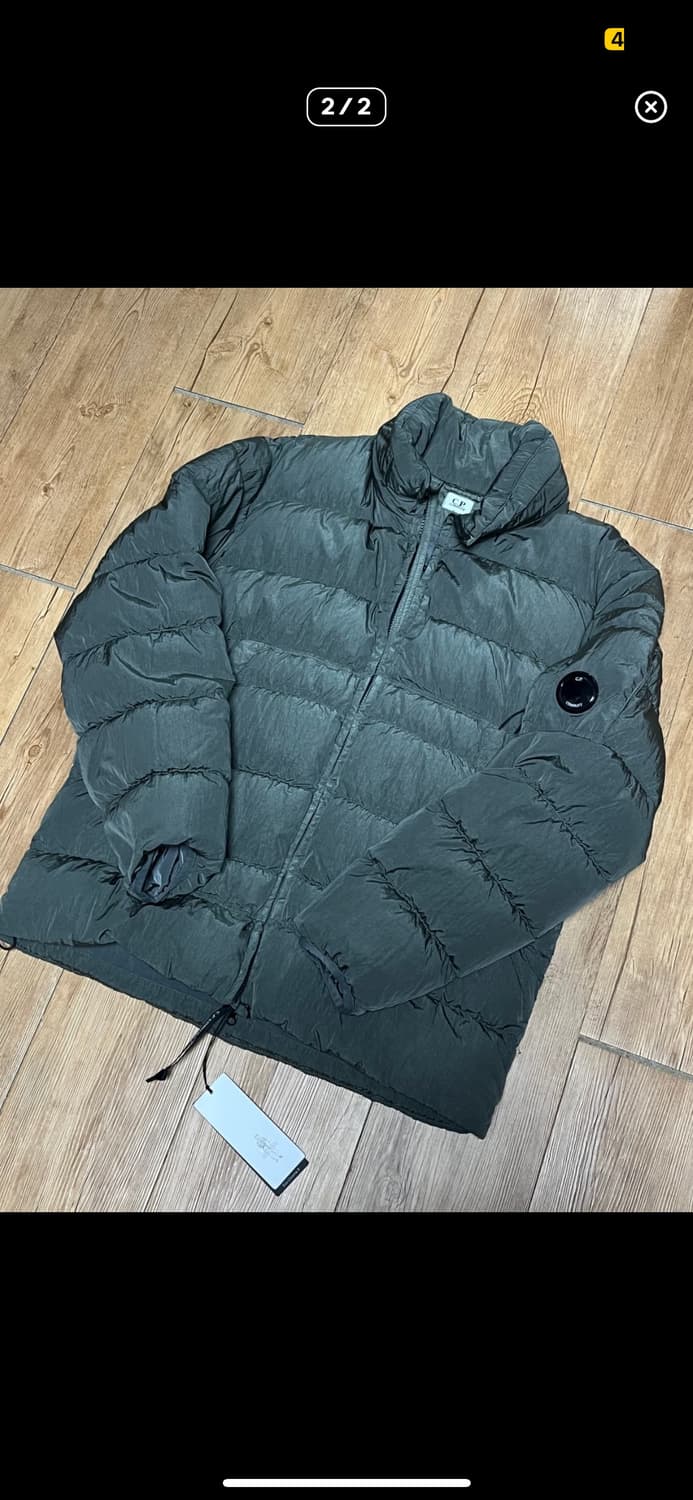 CP컴퍼니 에코 크롬 패딩 자켓 메탈릭 그레이 50 상품이미지2