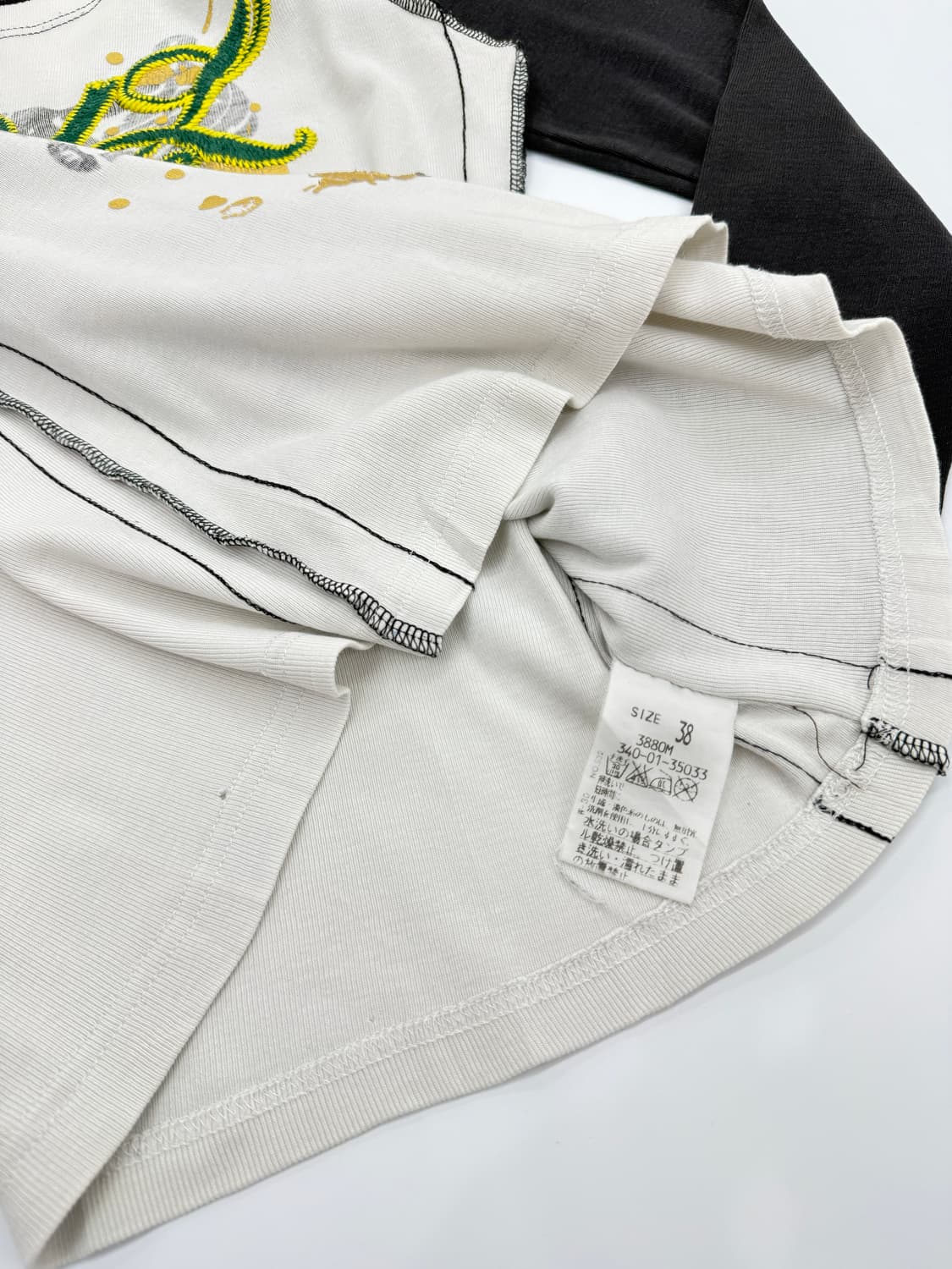 빈티지 레터링 고딕 펑크 긴팔티 상품이미지5