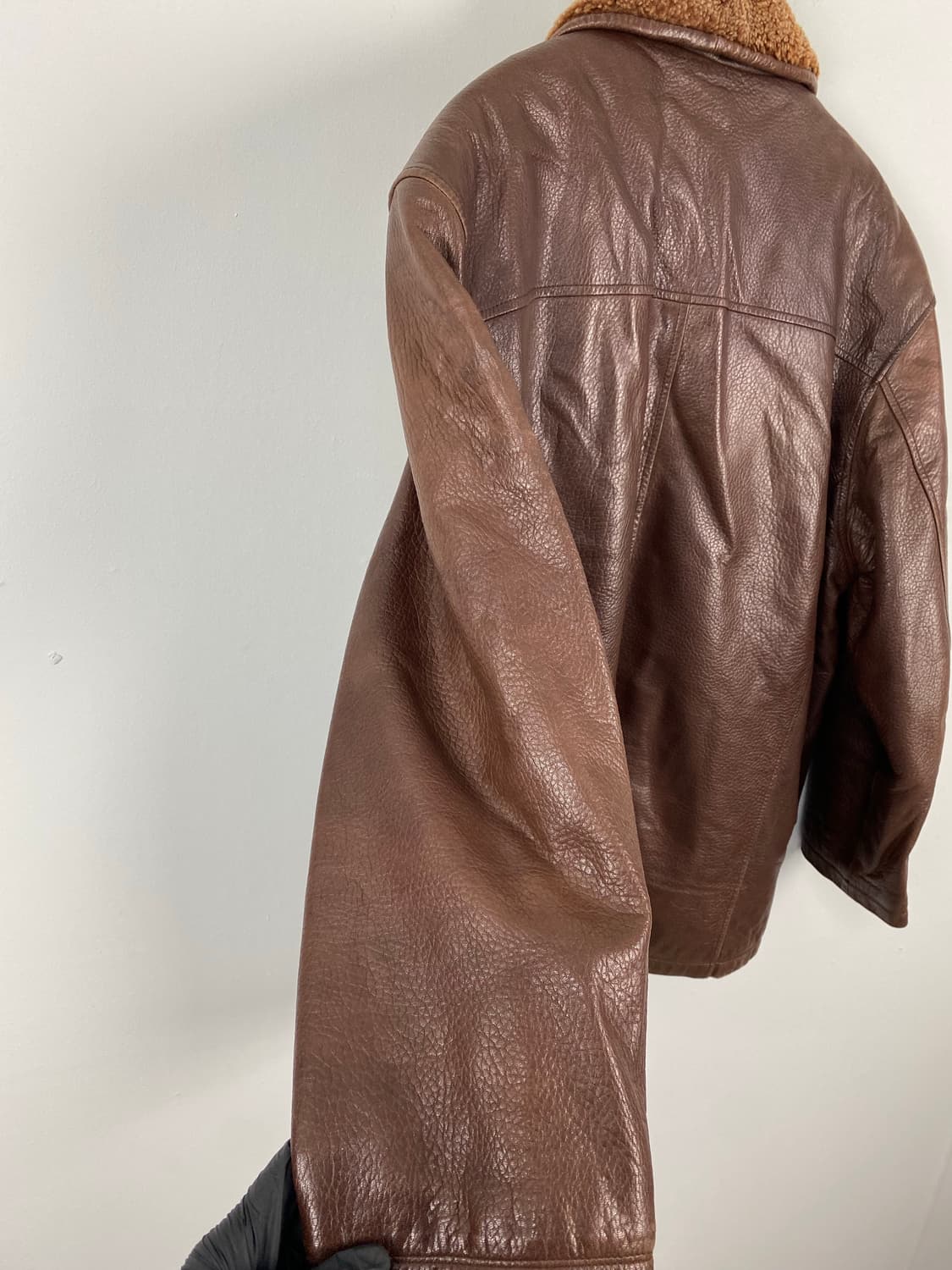 입생로랑 YSL 양가죽 무스탕 가죽자켓 M 상품이미지8