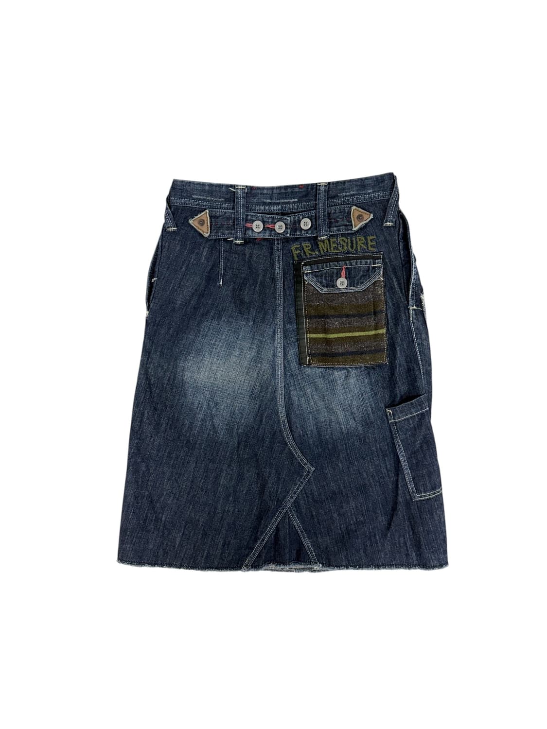 Japan vintage 데님 미디 스커트 s 상품이미지2