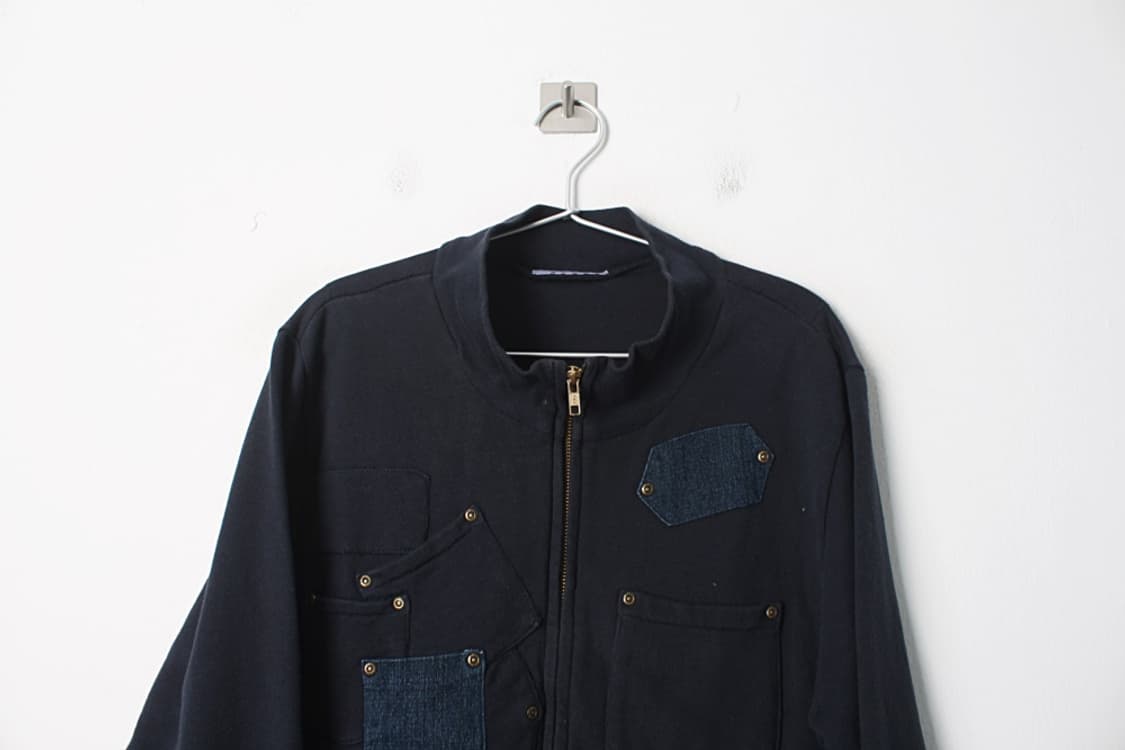 데니아 맨즈 패치워크 집업 상품이미지2